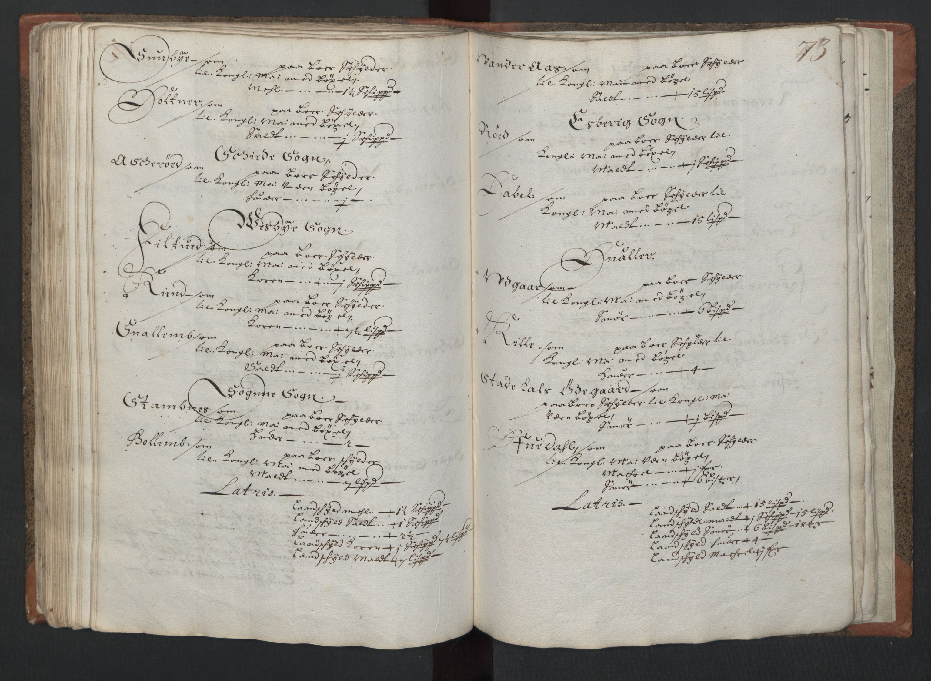 Rentekammeret inntil 1814, Realistisk ordnet avdeling, AV/RA-EA-4070/L/L0002/0001: Fredrikstad lagdømme: / Jordebok for Verne kloster, Heggen og Frøland len. Mars-mai 1661, 1661, p. 72b-73a