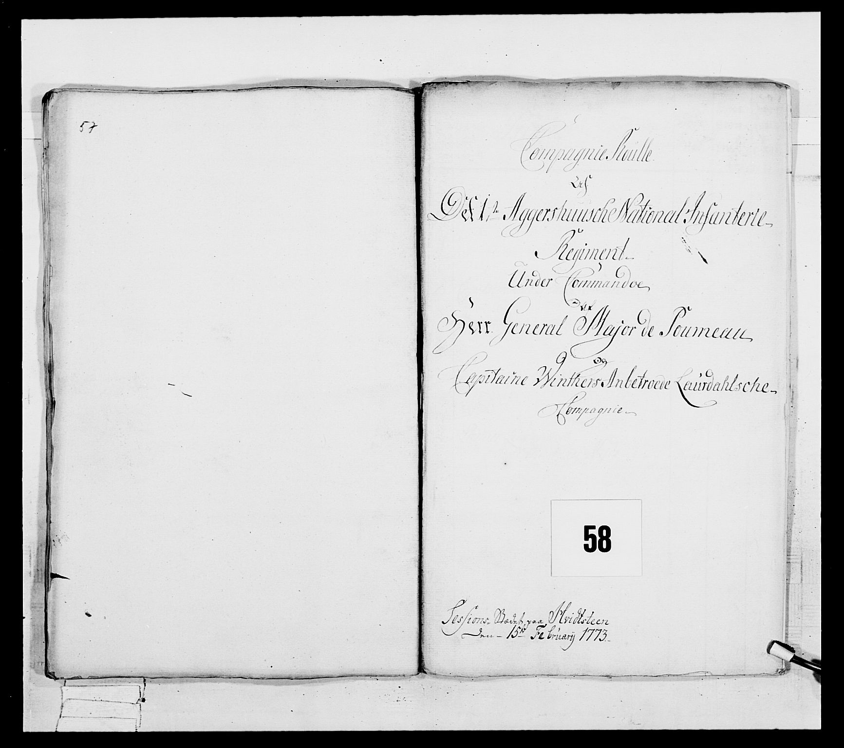 Generalitets- og kommissariatskollegiet, Det kongelige norske kommissariatskollegium, RA/EA-5420/E/Eh/L0037: 1. Akershusiske nasjonale infanteriregiment, 1767-1773, p. 454