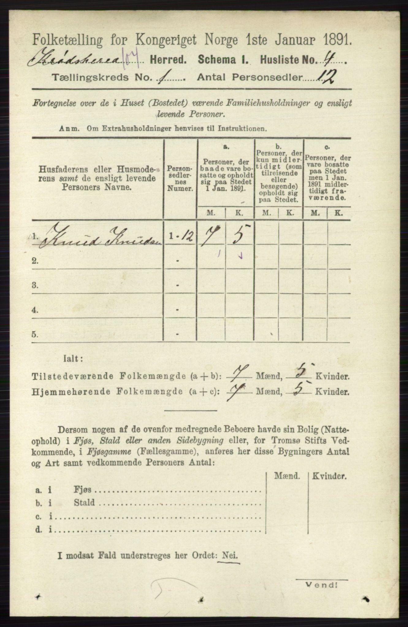 RA, 1891 census for 0621 Sigdal, 1891, p. 4923