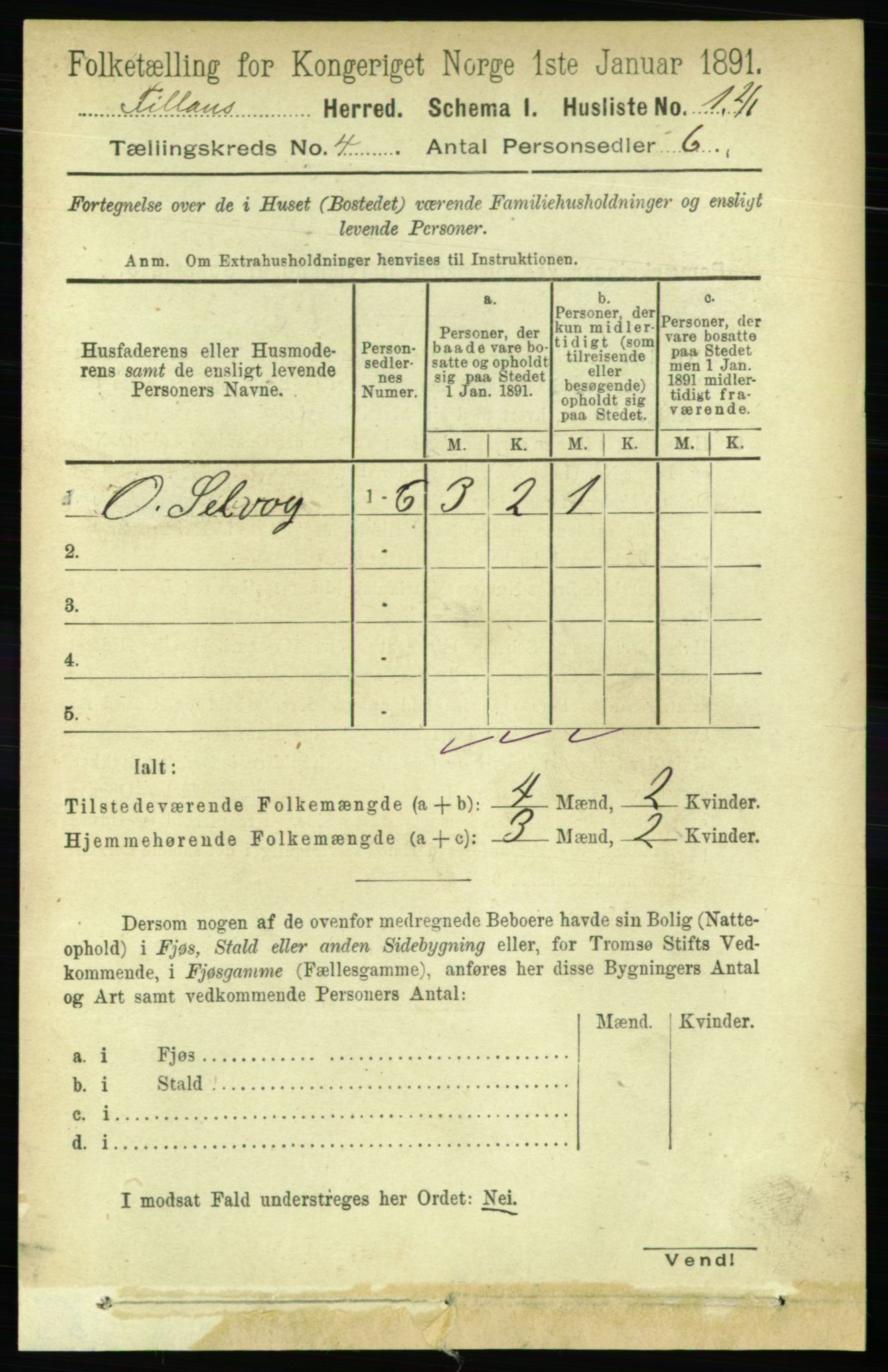 RA, 1891 census for 1616 Fillan, 1891, p. 621