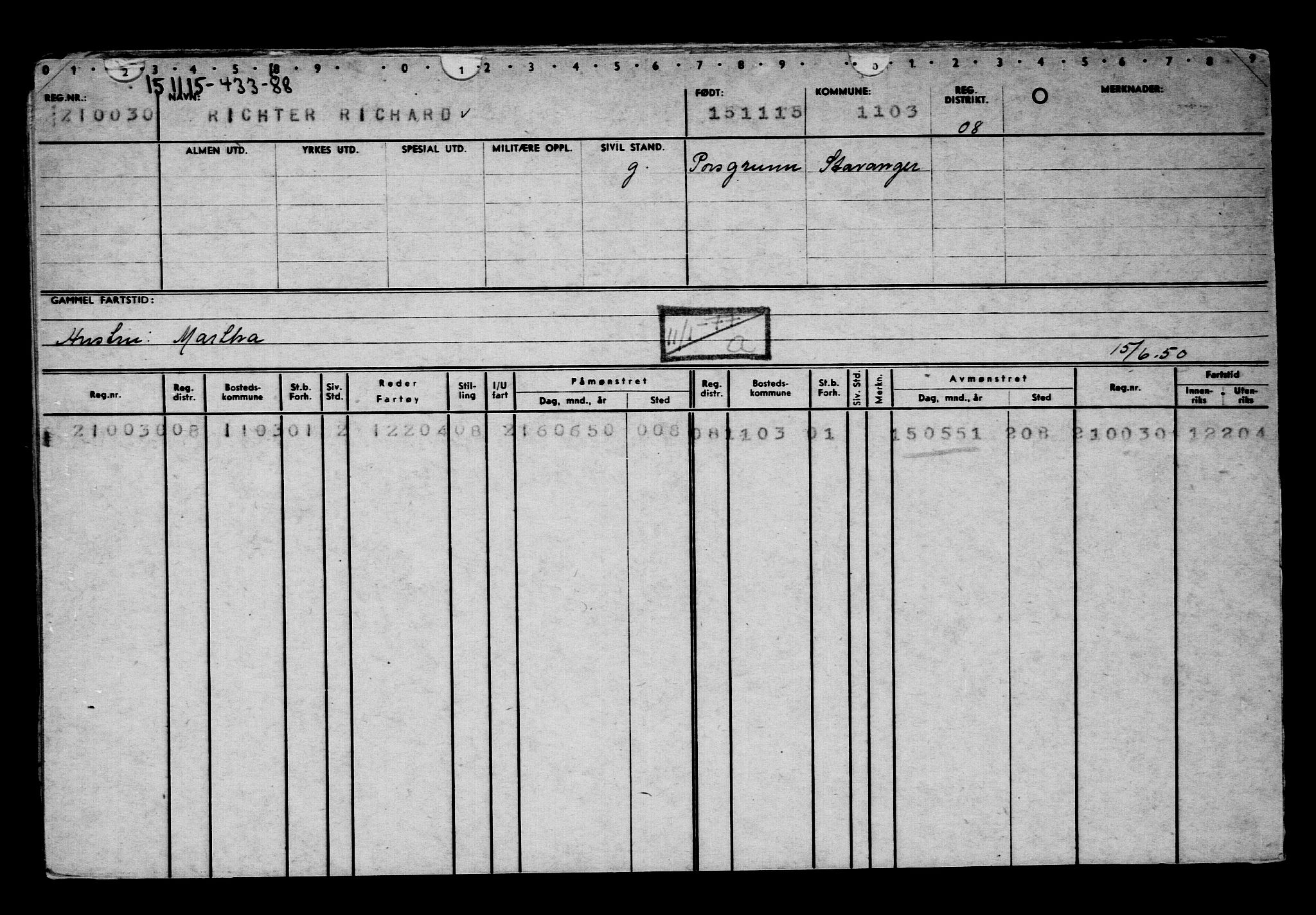 Direktoratet for sjømenn, AV/RA-S-3545/G/Gb/L0134: Hovedkort, 1915, p. 514