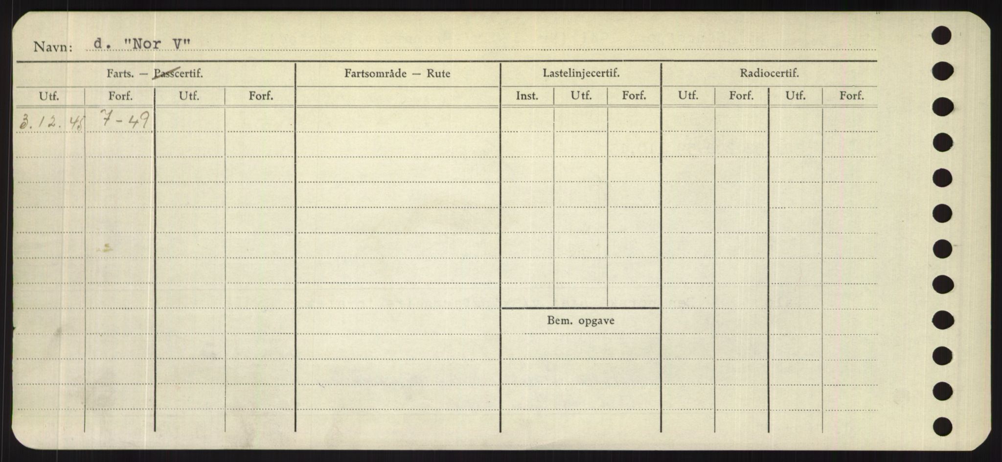 Sjøfartsdirektoratet med forløpere, Skipsmålingen, RA/S-1627/H/Hd/L0026: Fartøy, N-Norhol, p. 318