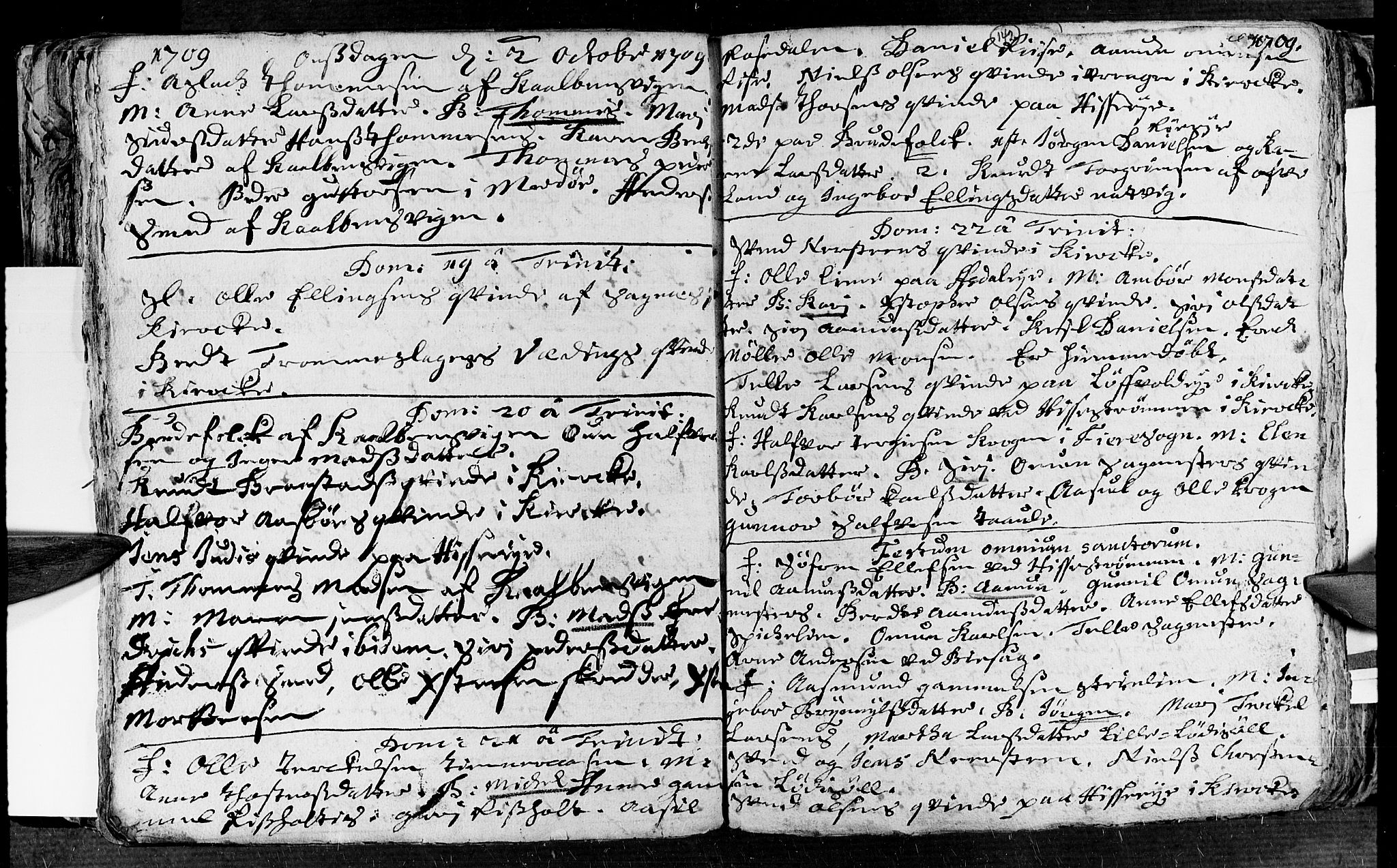 Øyestad sokneprestkontor, AV/SAK-1111-0049/F/Fa/L0002: Parish register (official) no. A 2, 1692-1722, p. 142