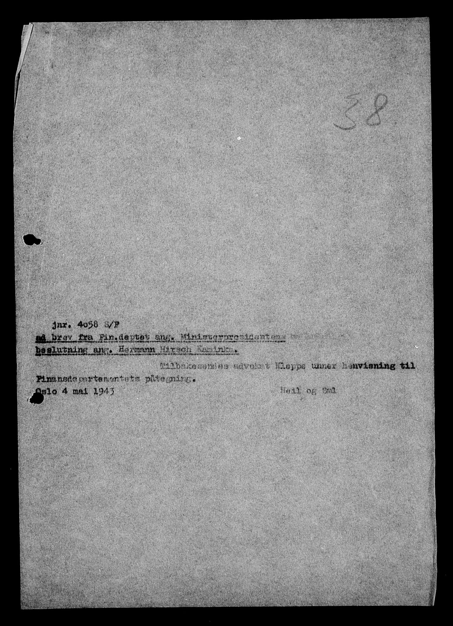 Justisdepartementet, Tilbakeføringskontoret for inndratte formuer, AV/RA-S-1564/H/Hc/Hcd/L1001: --, 1945-1947, p. 111