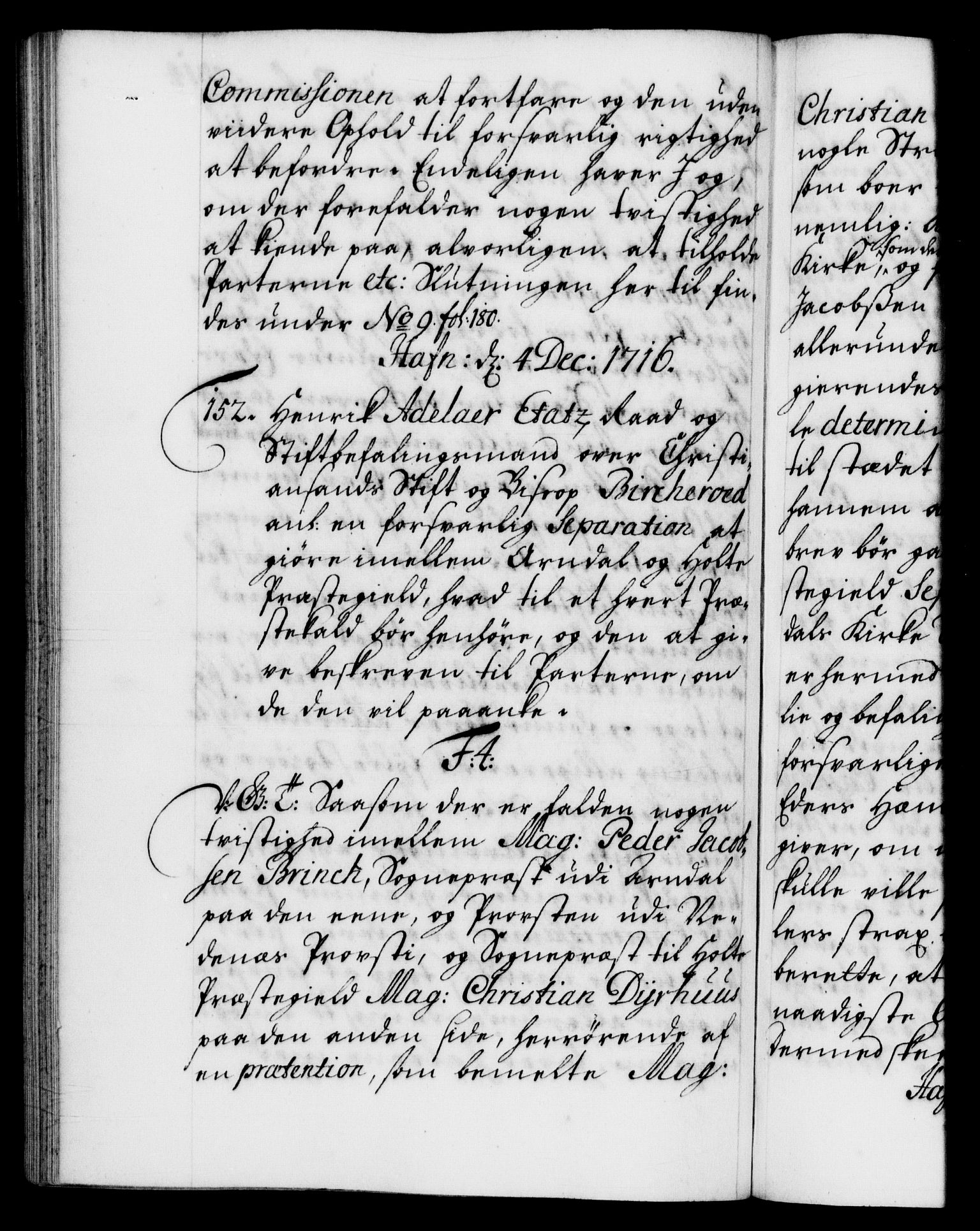 Danske Kanselli 1572-1799, AV/RA-EA-3023/F/Fc/Fca/Fcab/L0020: Norske tegnelser, 1715-1718, p. 314b