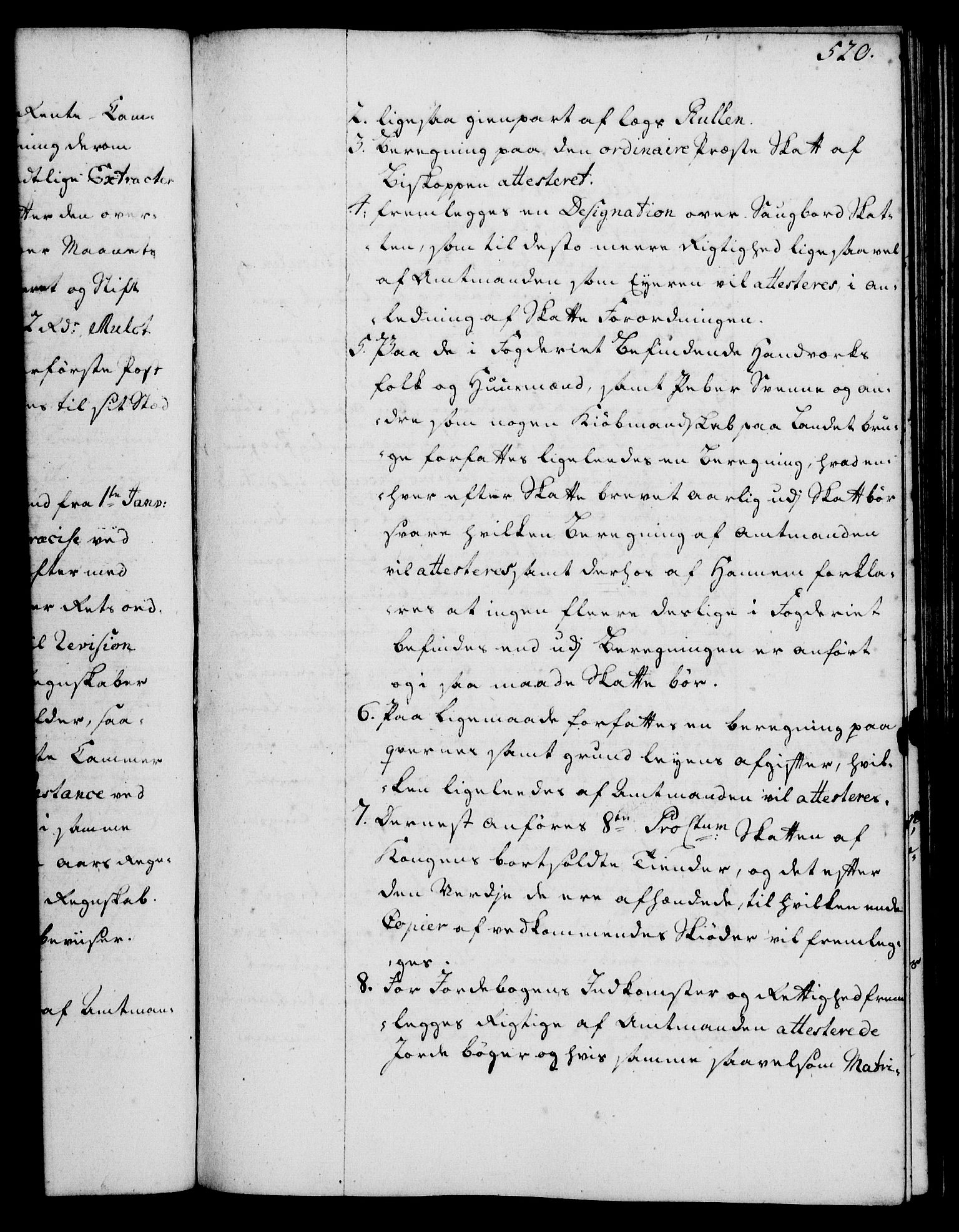 Rentekammeret, Kammerkanselliet, RA/EA-3111/G/Gg/Ggi/L0002: Norsk instruksjonsprotokoll med register (merket RK 53.35), 1729-1751, p. 520