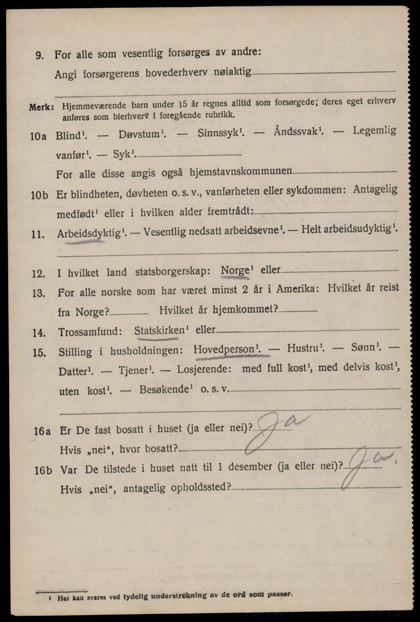 SAKO, 1920 census for Tinn, 1920, p. 8849