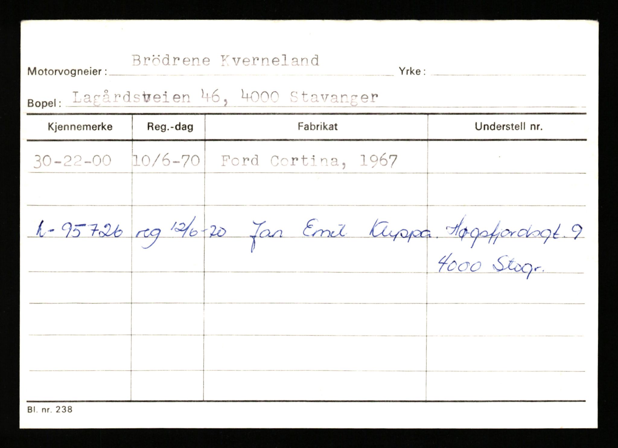 Stavanger trafikkstasjon, AV/SAST-A-101942/0/G/L0011: Registreringsnummer: 240000 - 363477, 1930-1971, p. 1327