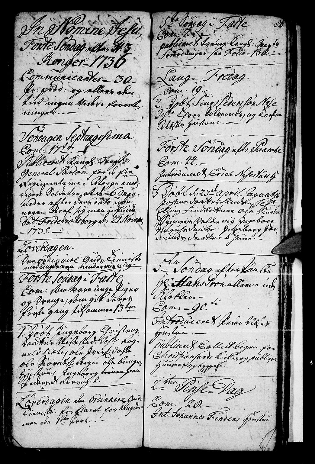 Vik sokneprestembete, SAB/A-81501: Parish register (official) no. A 1 /2, 1727-1739, p. 86