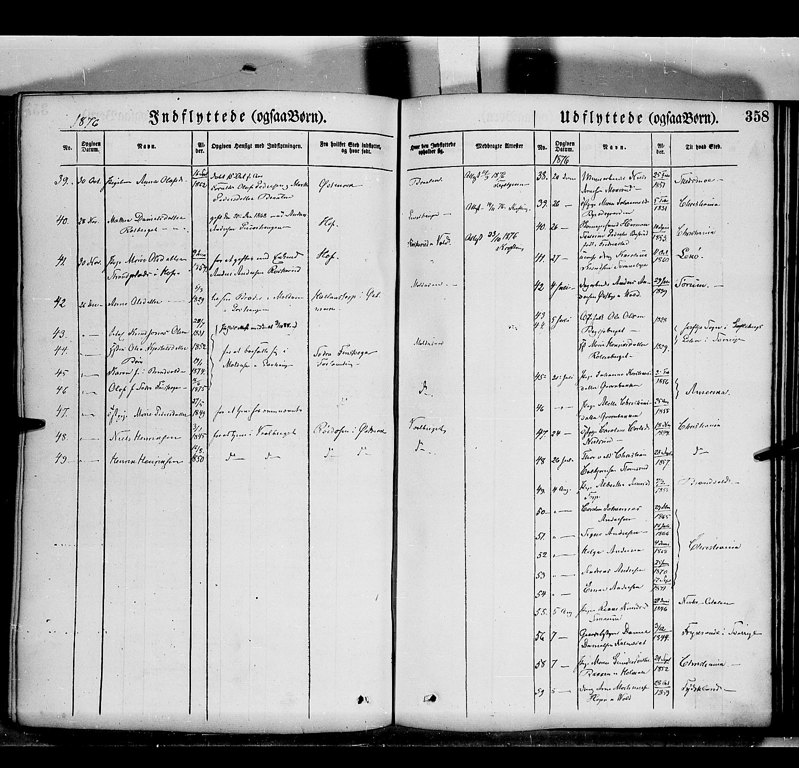 Grue prestekontor, SAH/PREST-036/H/Ha/Haa/L0011: Parish register (official) no. 11, 1873-1880, p. 358