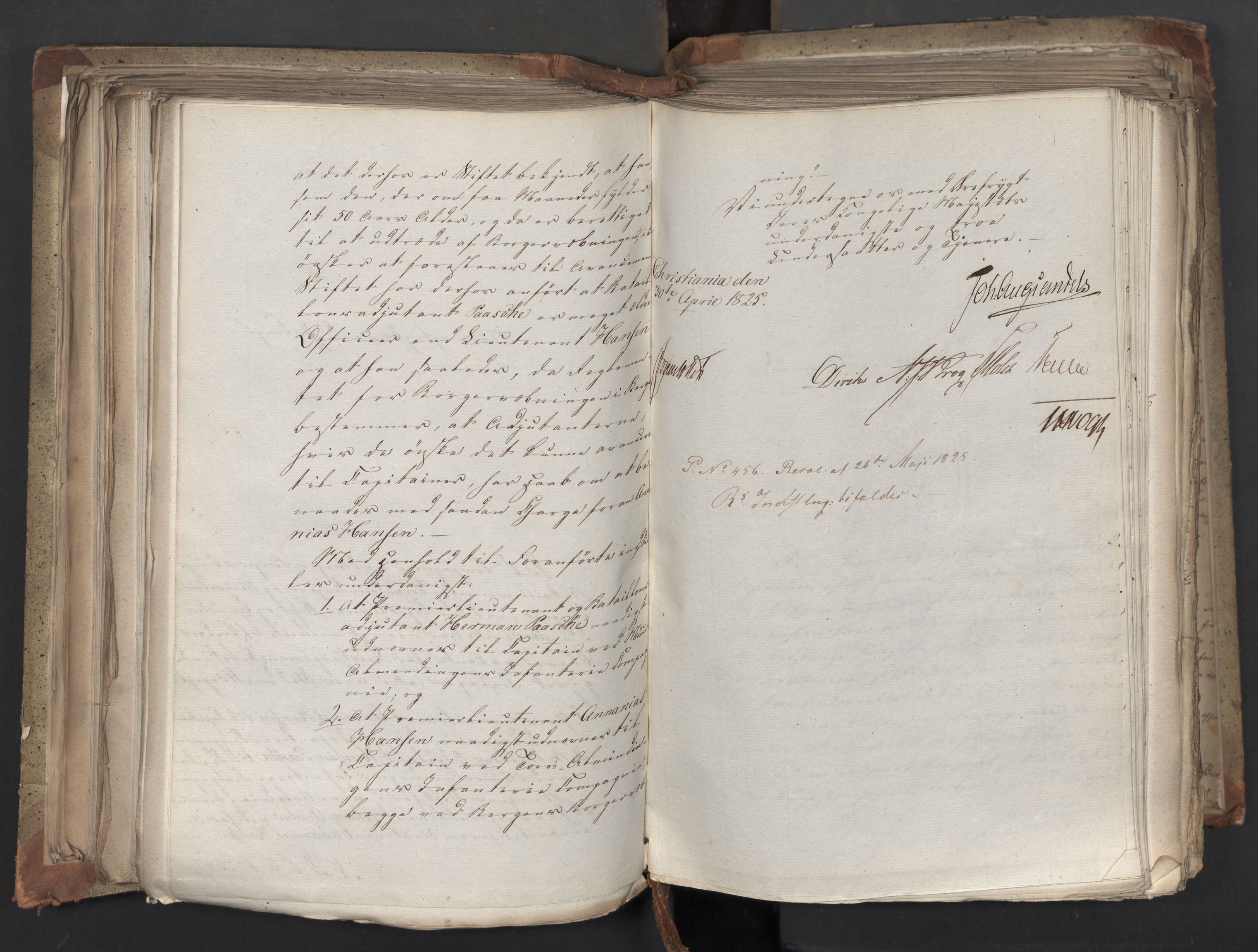 Statsrådsavdelingen i Stockholm, AV/RA-S-1003/D/Da/L0042: Regjeringsinnstillinger nr. 2467-2705, 1825, p. 247