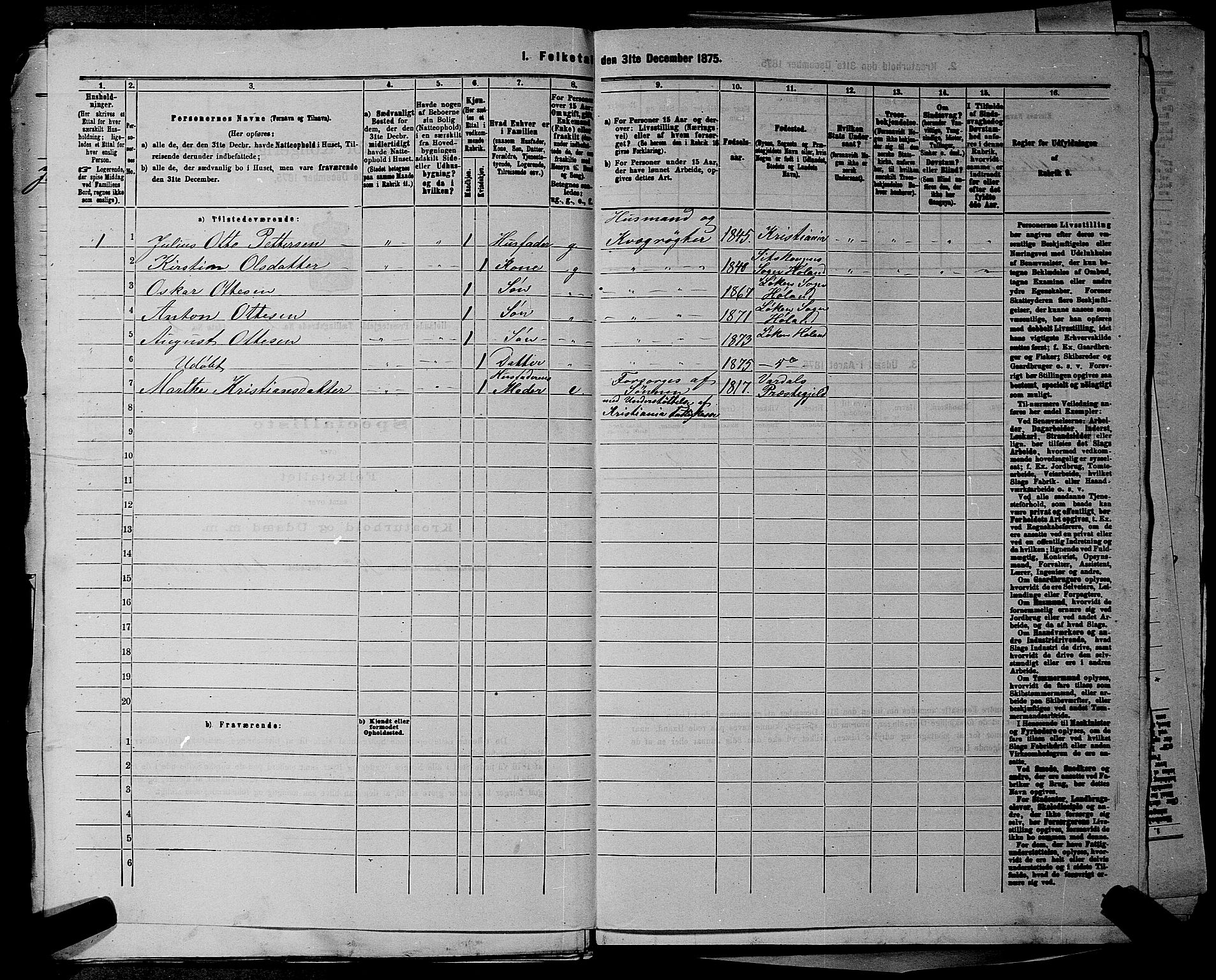 RA, 1875 census for 0221P Høland, 1875, p. 420