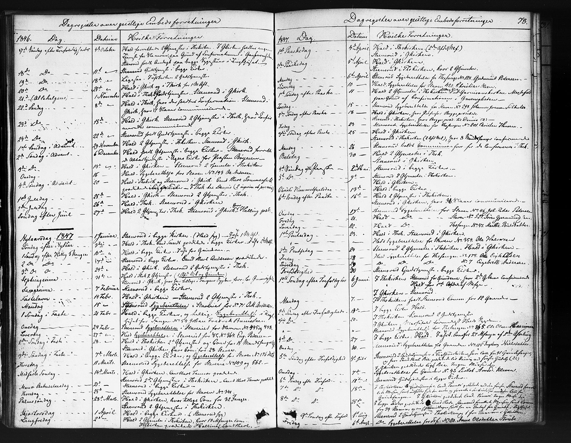 Kristiania tukthusprest Kirkebøker, AV/SAO-A-10881/F/Fa/L0003: Parish register (official) no. 3, 1831-1865, p. 78