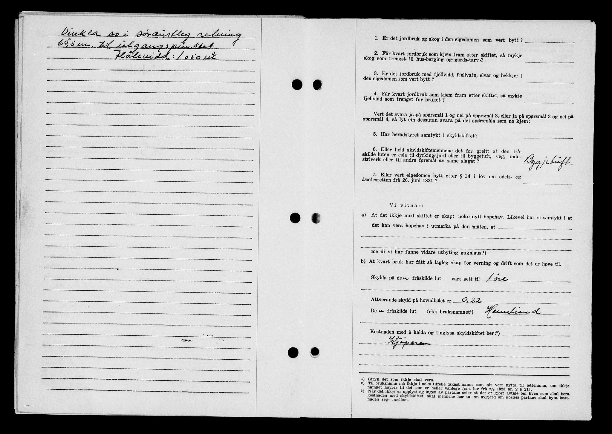 Karmsund sorenskriveri, SAST/A-100311/01/II/IIB/L0125: Mortgage book no. 105A, 1957-1957, Diary no: : 2067/1957