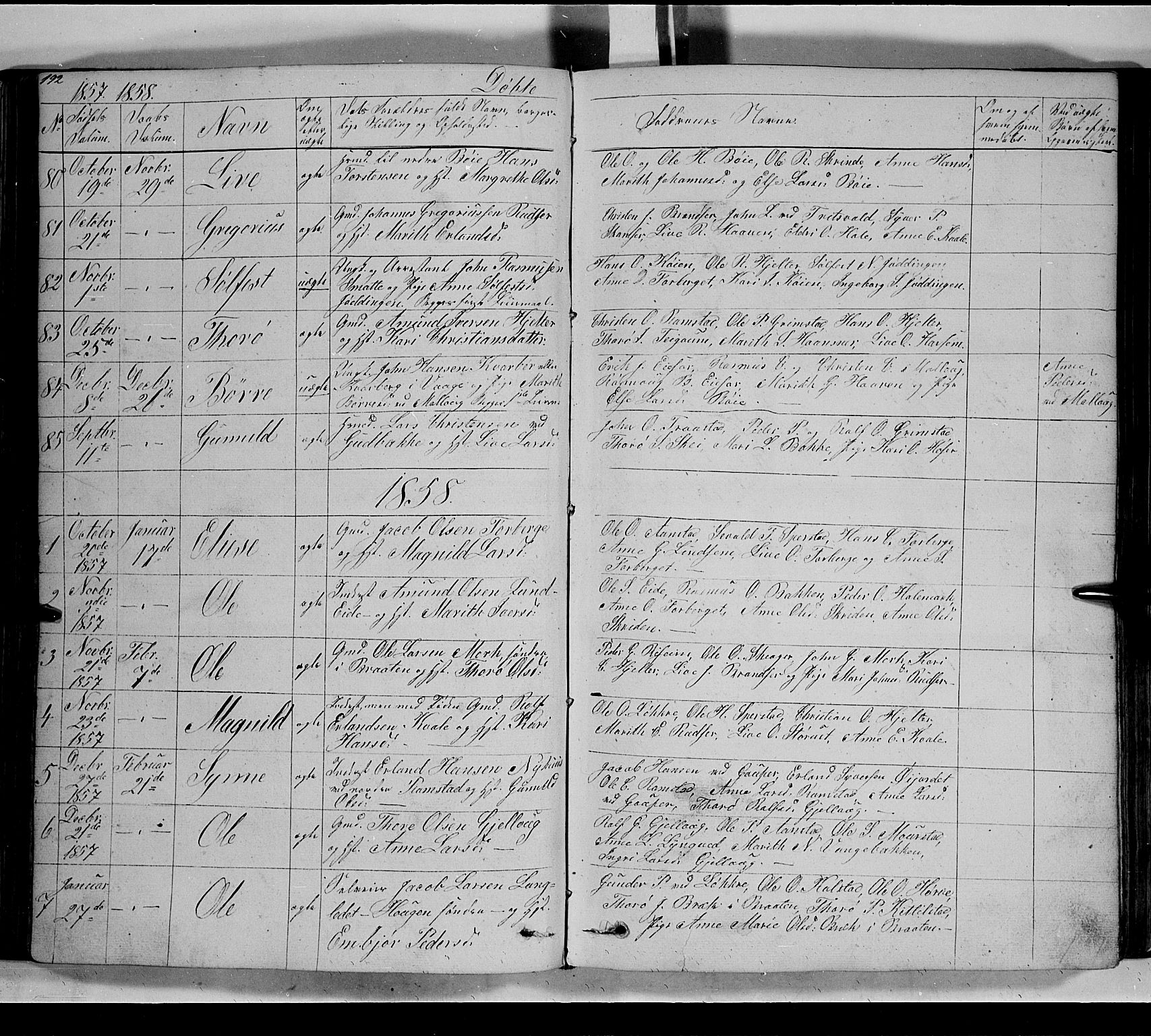 Lom prestekontor, SAH/PREST-070/L/L0004: Parish register (copy) no. 4, 1845-1864, p. 192-193