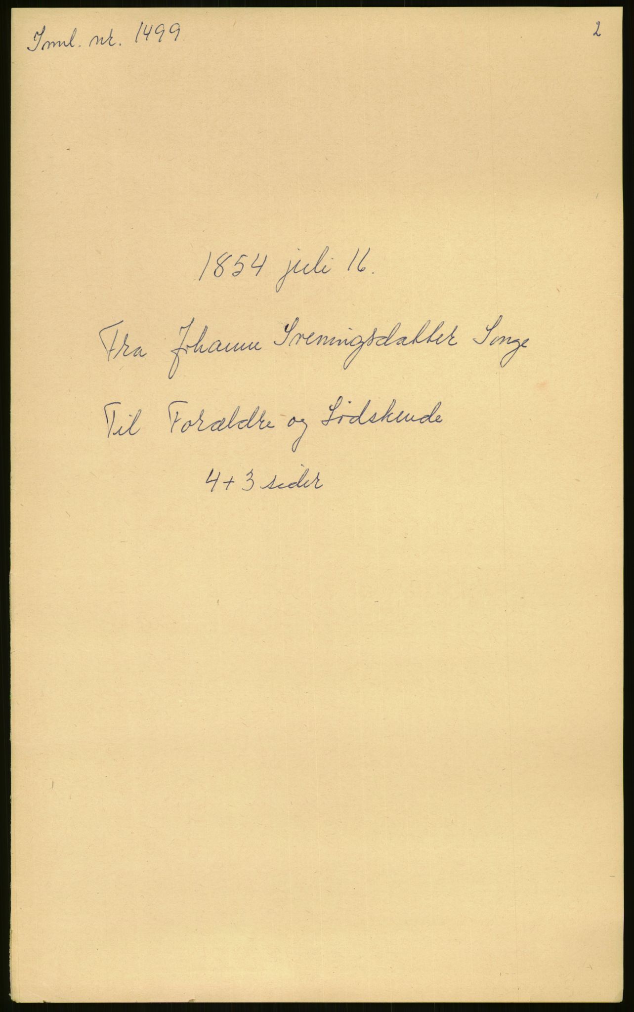 Samlinger til kildeutgivelse, Amerikabrevene, AV/RA-EA-4057/F/L0026: Innlån fra Aust-Agder: Aust-Agder-Arkivet - Erickson, 1838-1914, p. 23