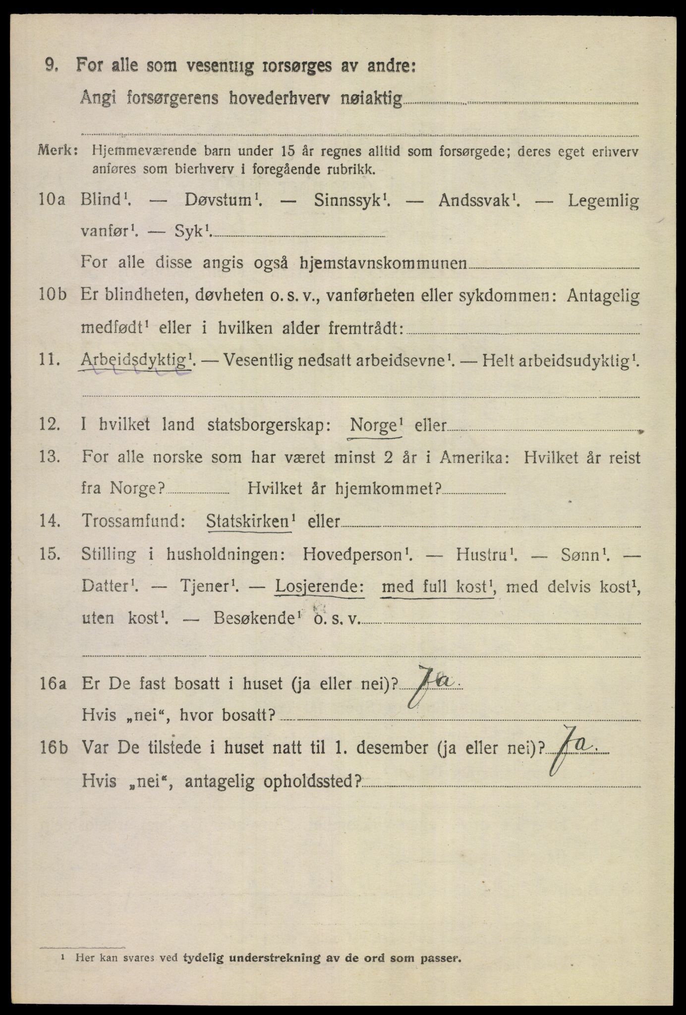 SAKO, 1920 census for Hemsedal, 1920, p. 979