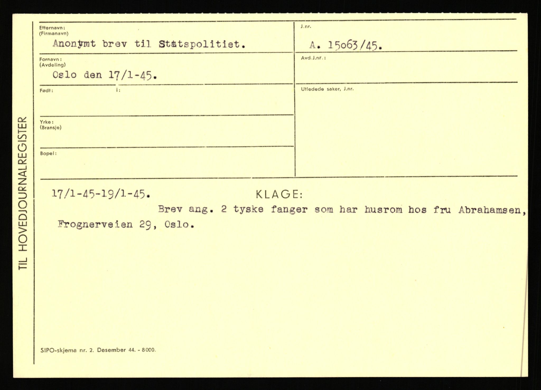 Statspolitiet - Hovedkontoret / Osloavdelingen, AV/RA-S-1329/C/Ca/L0001: Aabakken - Armann, 1943-1945, p. 4410