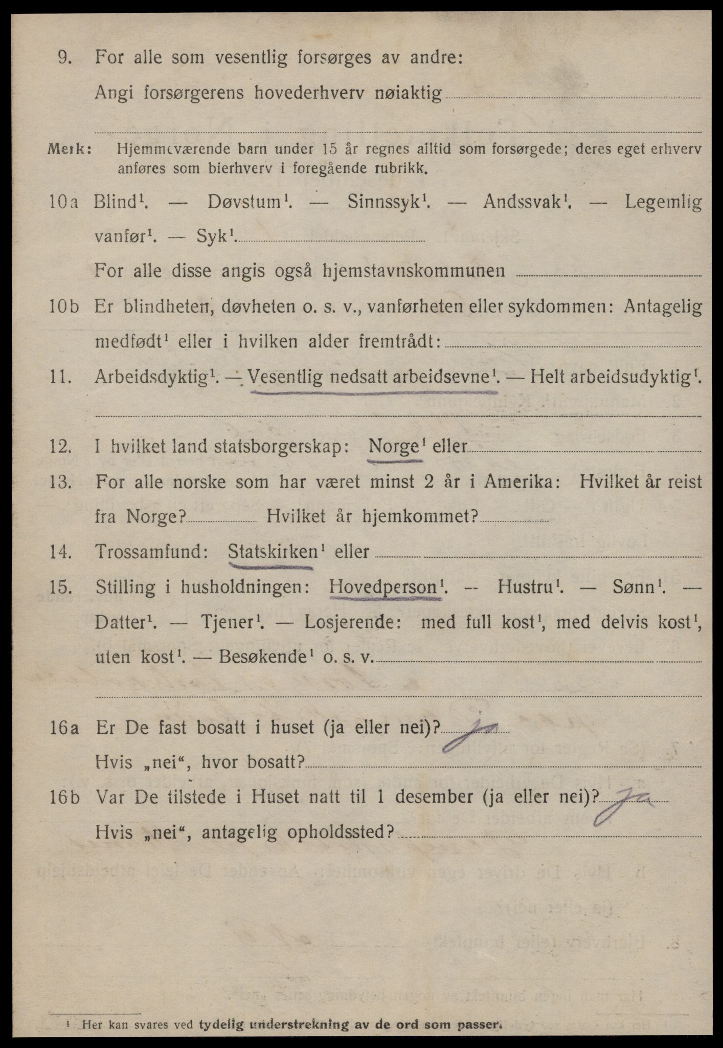 SAT, 1920 census for Ålesund, 1920, p. 10865