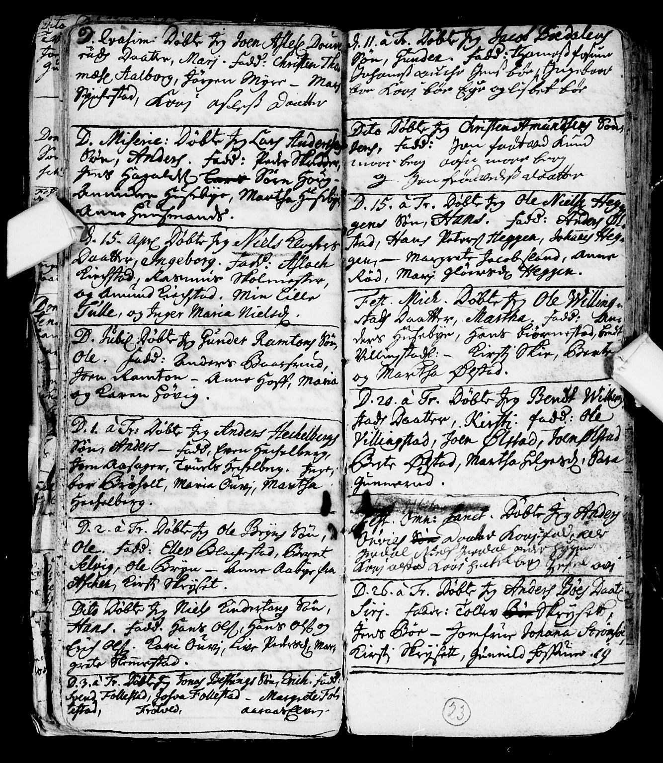 Røyken kirkebøker, SAKO/A-241/F/Fa/L0001: Parish register (official) no. 1, 1701-1730, p. 23