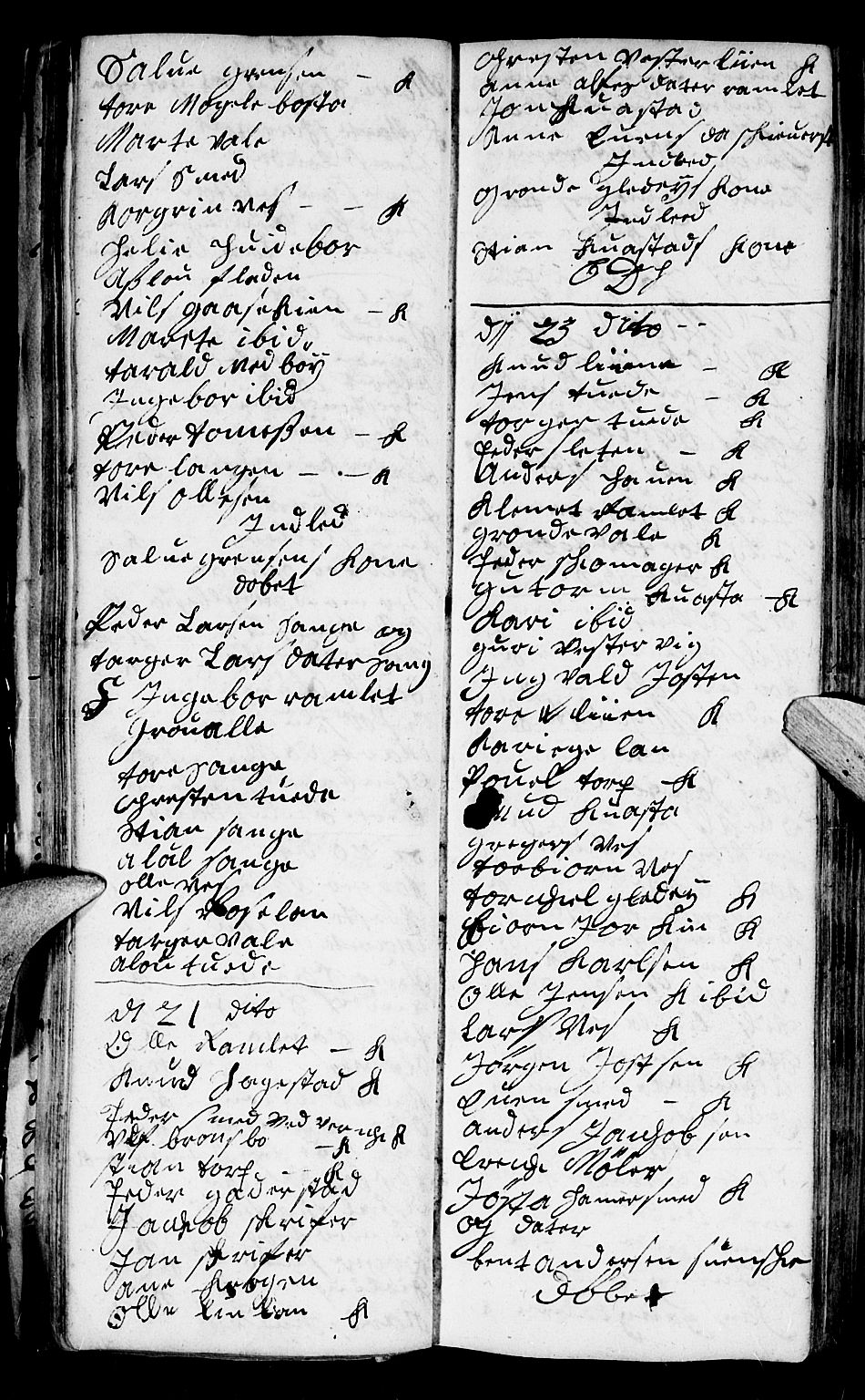 Holt sokneprestkontor, SAK/1111-0021/F/Fb/L0002: Parish register (copy) no. B 2, 1715-1727, p. 62