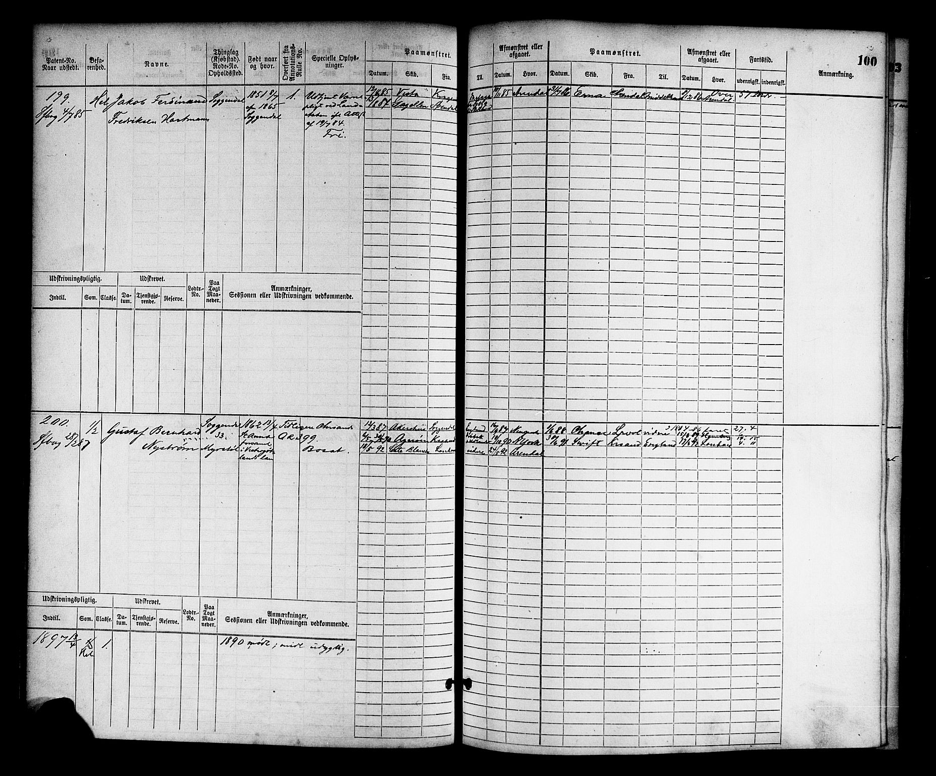 Sogndal mønstringskrets, AV/SAK-2031-0020/F/Fb/L0001: Hovedrulle nr. 1-382, P-2, 1870-1889, p. 104