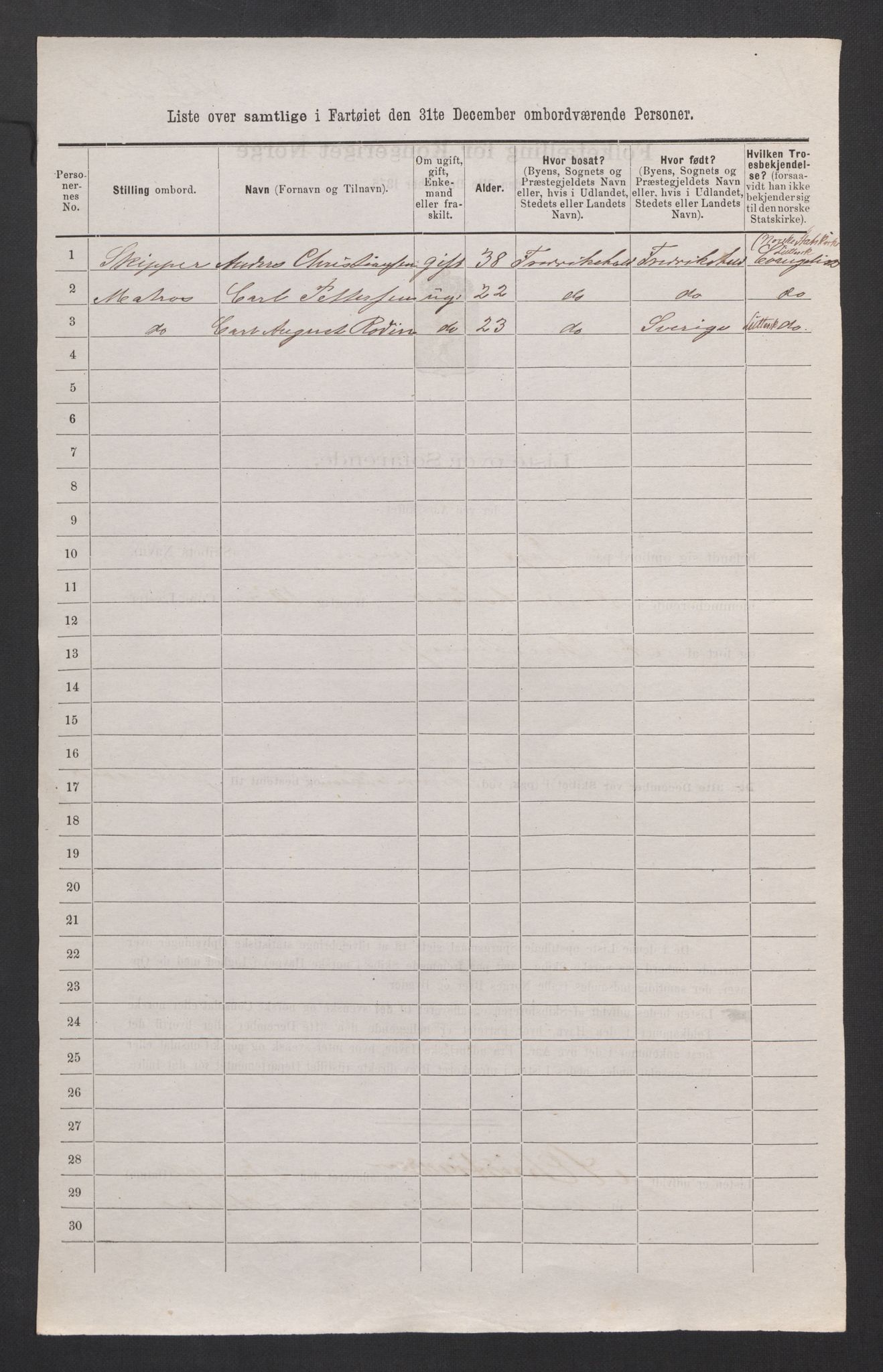 RA, 1875 census, lists of crew on ships: Ships in domestic ports, 1875, p. 7