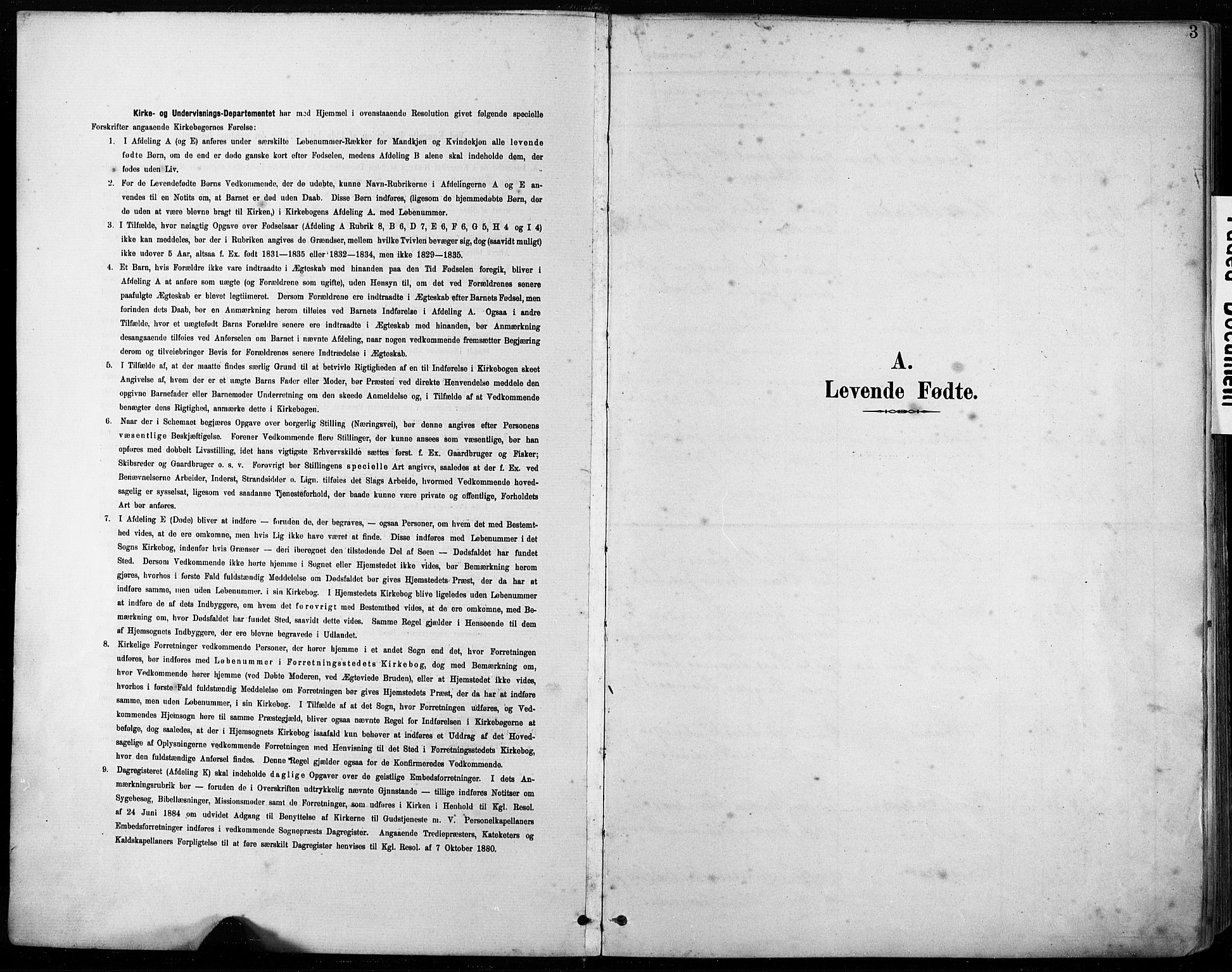 Håland sokneprestkontor, SAST/A-101802/001/30BA/L0013: Parish register (official) no. A 12, 1901-1913, p. 3
