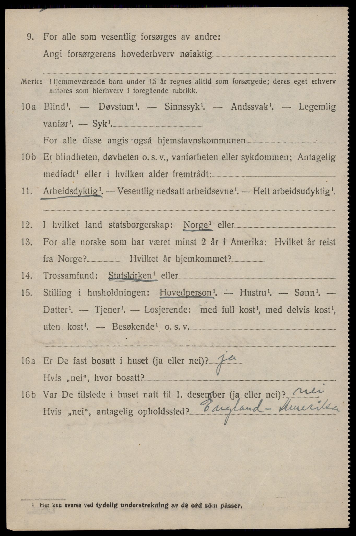 SAST, 1920 census for Hetland, 1920, p. 14670