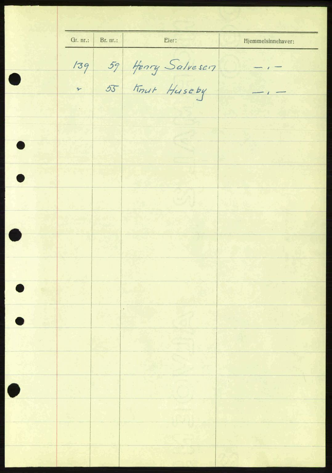 Oslo byskriverembete, AV/SAO-A-10227/G/Gb/Gbd/Gbda/L0017: Mortgage book no. A215, 1949-1950, Diary no: : 15144/1949