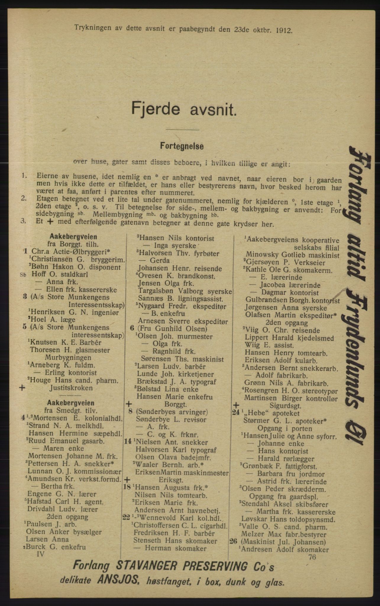 Kristiania/Oslo adressebok, PUBL/-, 1913, p. 1155