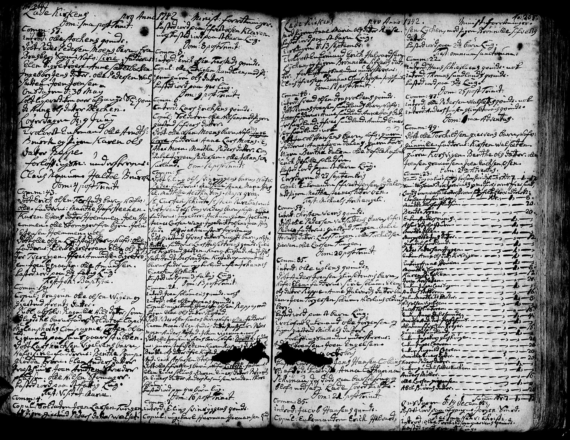 Ministerialprotokoller, klokkerbøker og fødselsregistre - Sør-Trøndelag, SAT/A-1456/606/L0275: Parish register (official) no. 606A01 /1, 1727-1780, p. 264-265