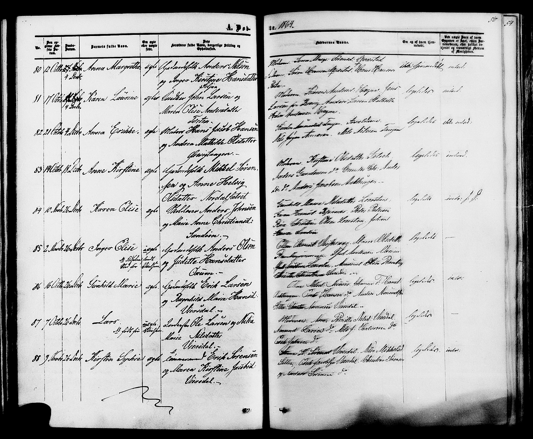 Eidanger kirkebøker, SAKO/A-261/F/Fa/L0010: Parish register (official) no. 10, 1859-1874, p. 50