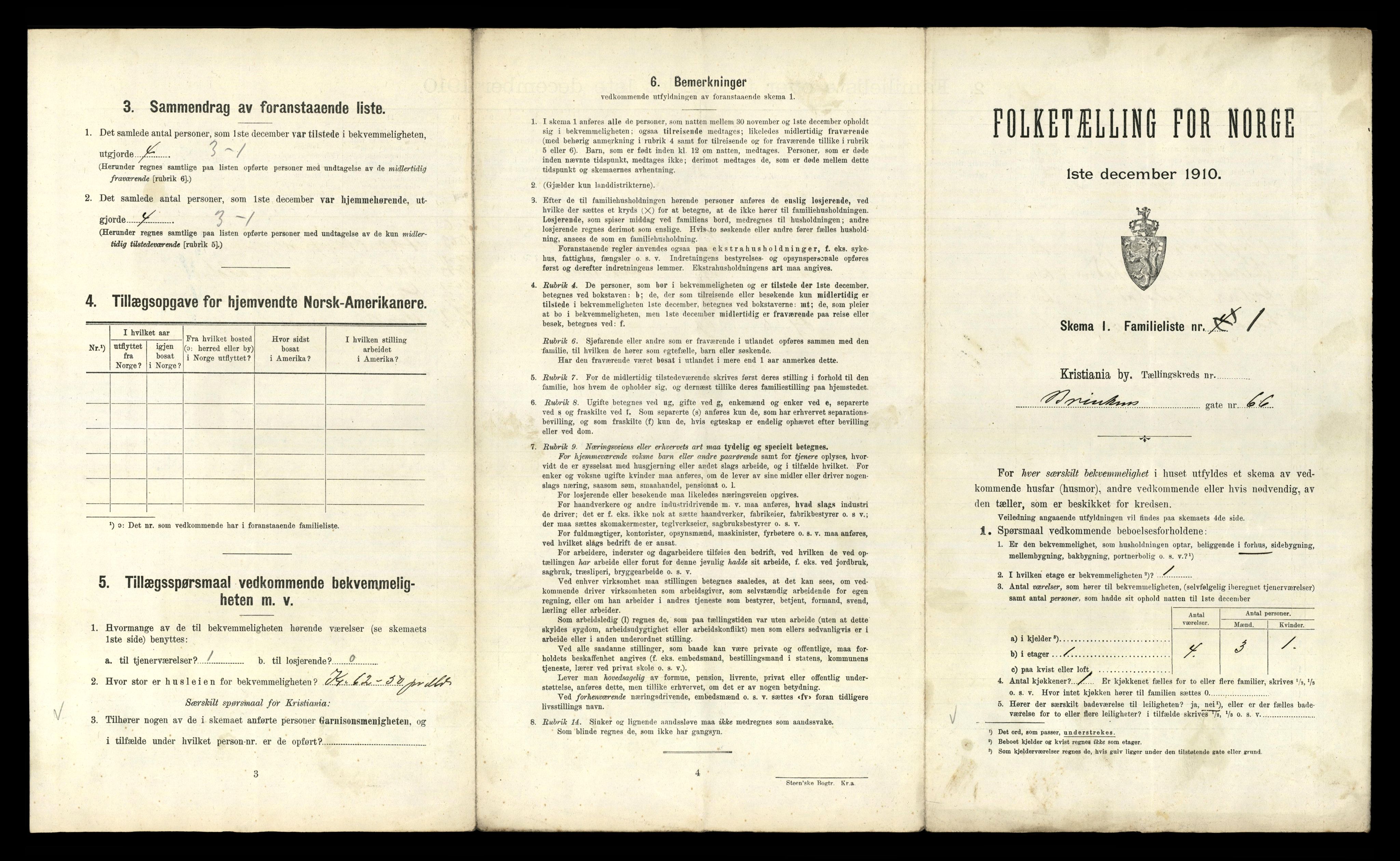 RA, 1910 census for Kristiania, 1910, p. 10249