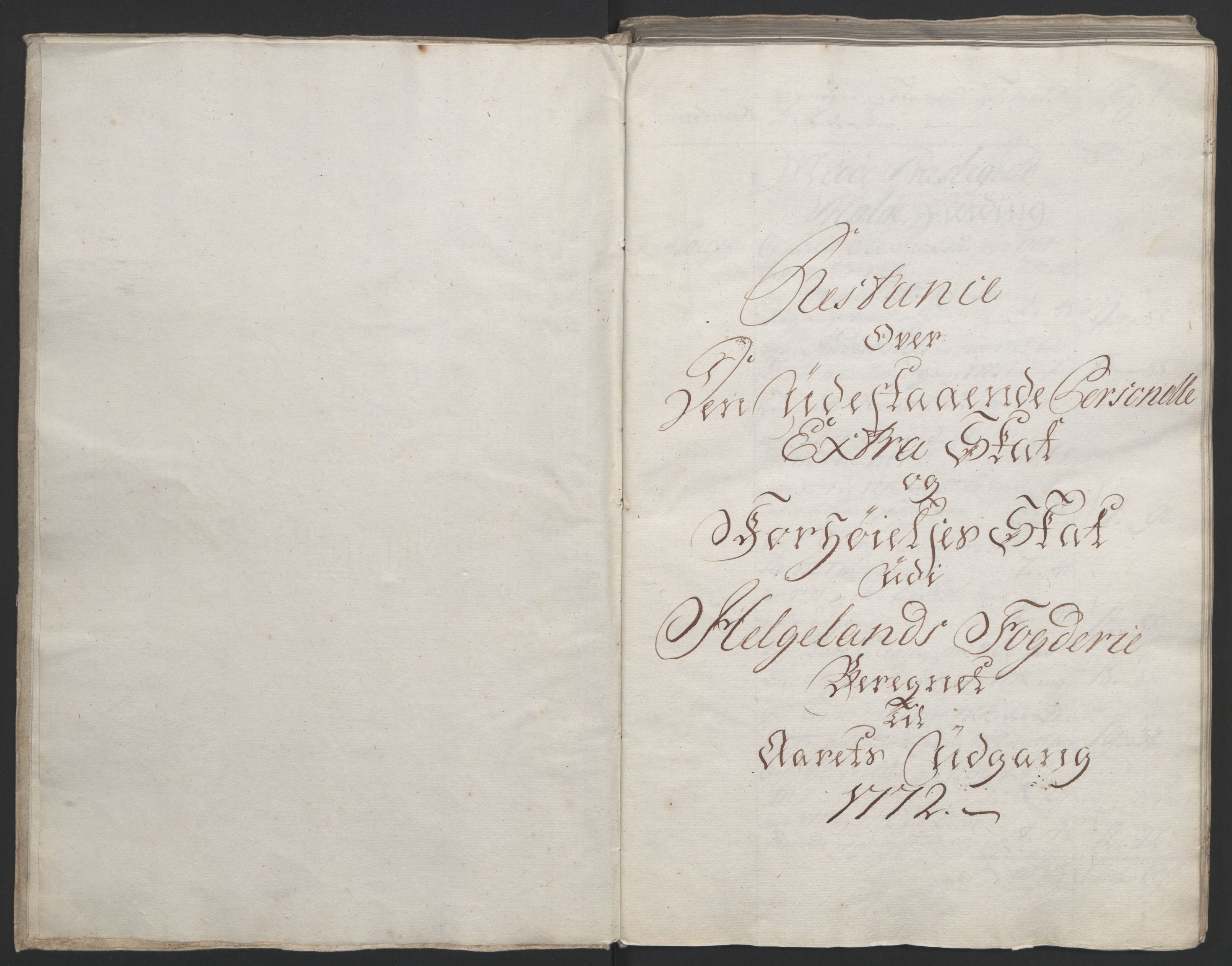 Rentekammeret inntil 1814, Reviderte regnskaper, Fogderegnskap, RA/EA-4092/R65/L4573: Ekstraskatten Helgeland, 1762-1772, p. 443