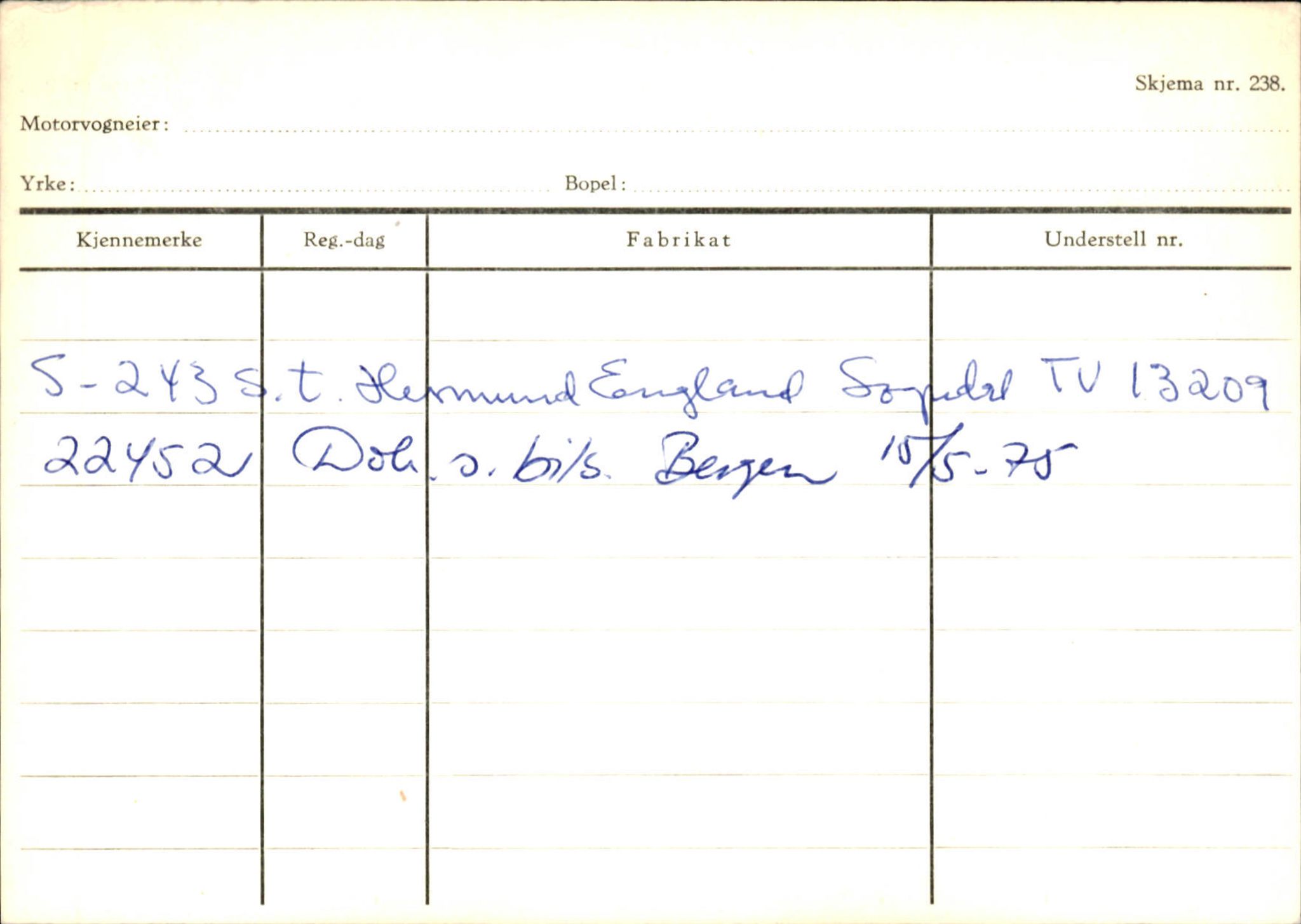 Statens vegvesen, Sogn og Fjordane vegkontor, AV/SAB-A-5301/4/F/L0124: Eigarregister Sogndal A-U, 1945-1975, p. 2422