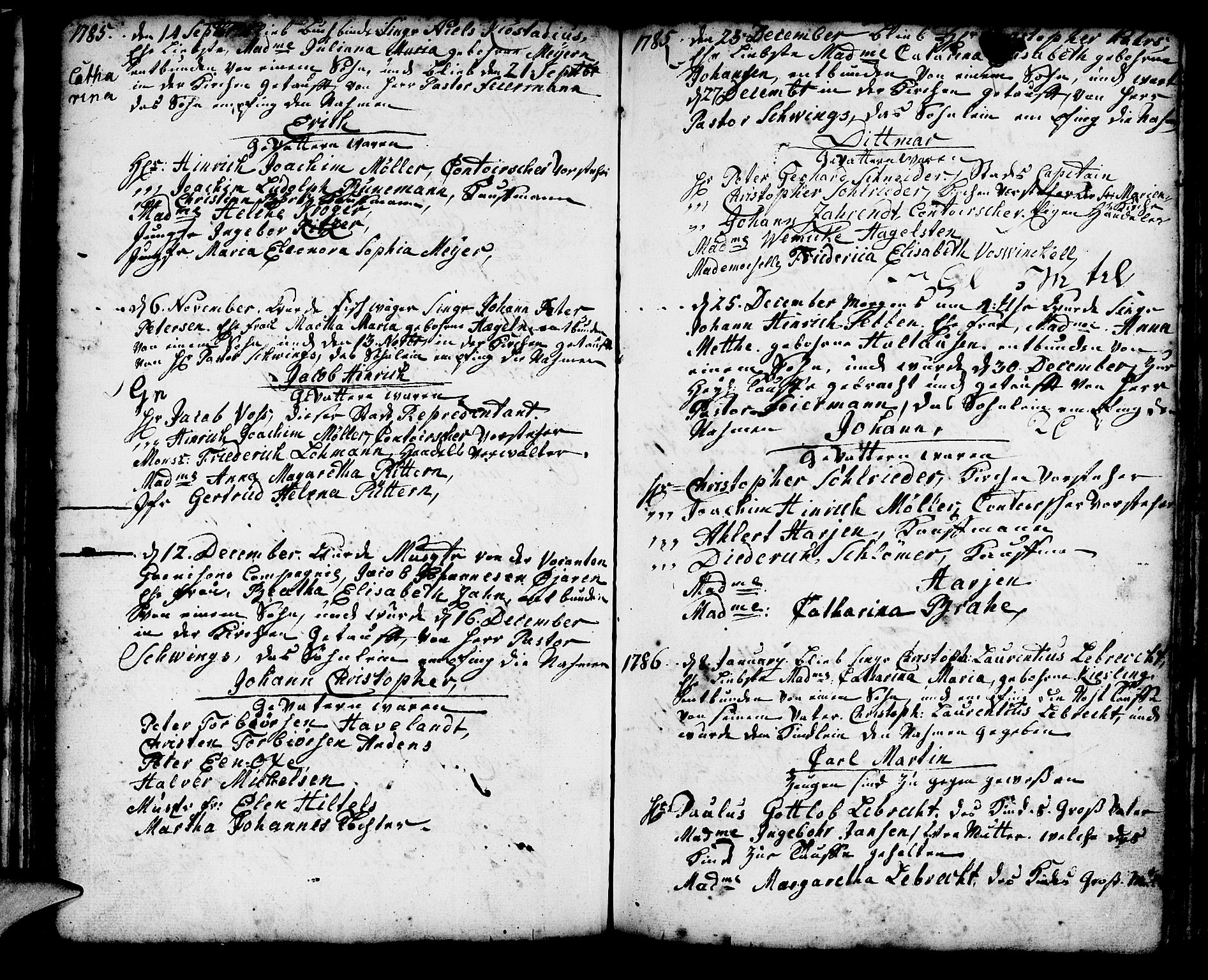 Mariakirken Sokneprestembete, AV/SAB-A-76901/H/Haa/L0002: Parish register (official) no. A 2, 1748-1807, p. 61