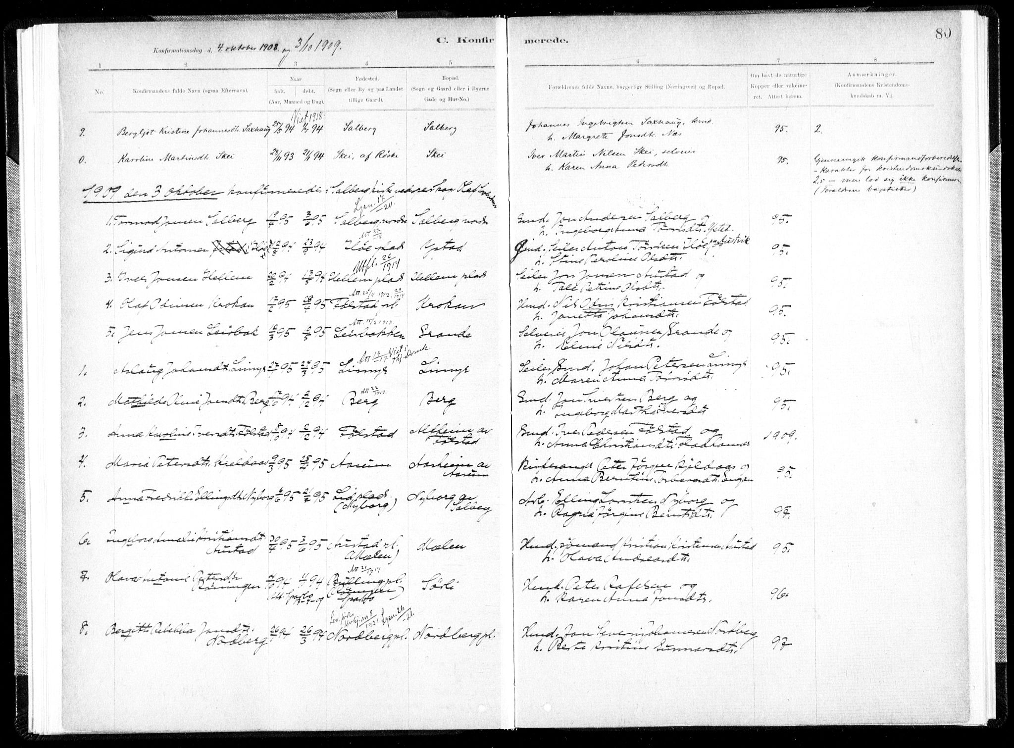 Ministerialprotokoller, klokkerbøker og fødselsregistre - Nord-Trøndelag, SAT/A-1458/731/L0309: Parish register (official) no. 731A01, 1879-1918, p. 80