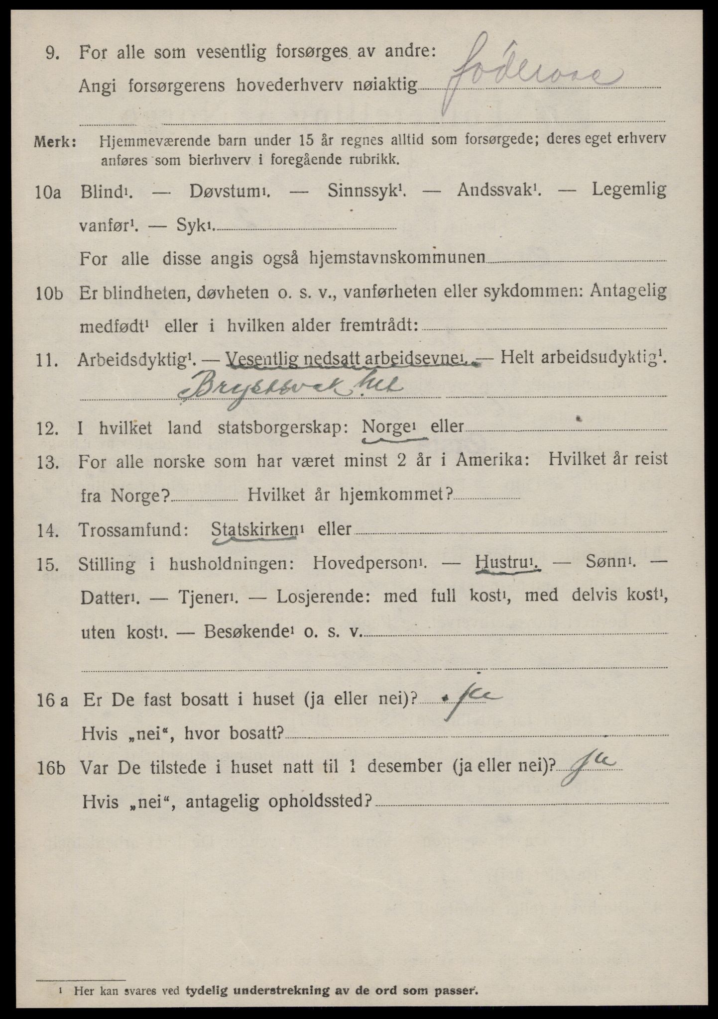 SAT, 1920 census for Ørsta, 1920, p. 4301