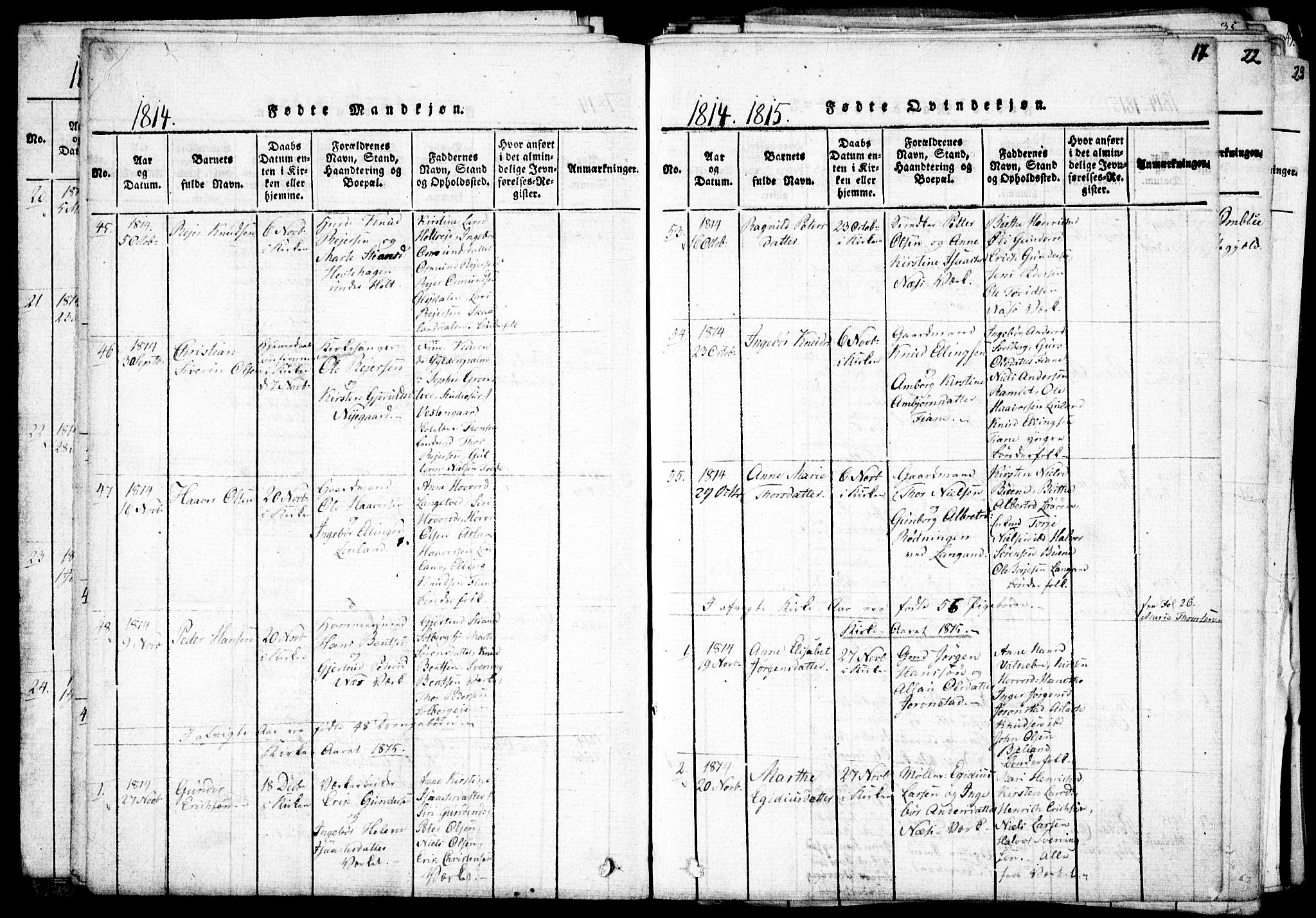 Holt sokneprestkontor, AV/SAK-1111-0021/F/Fa/L0005: Parish register (official) no. A 5, 1813-1821, p. 17