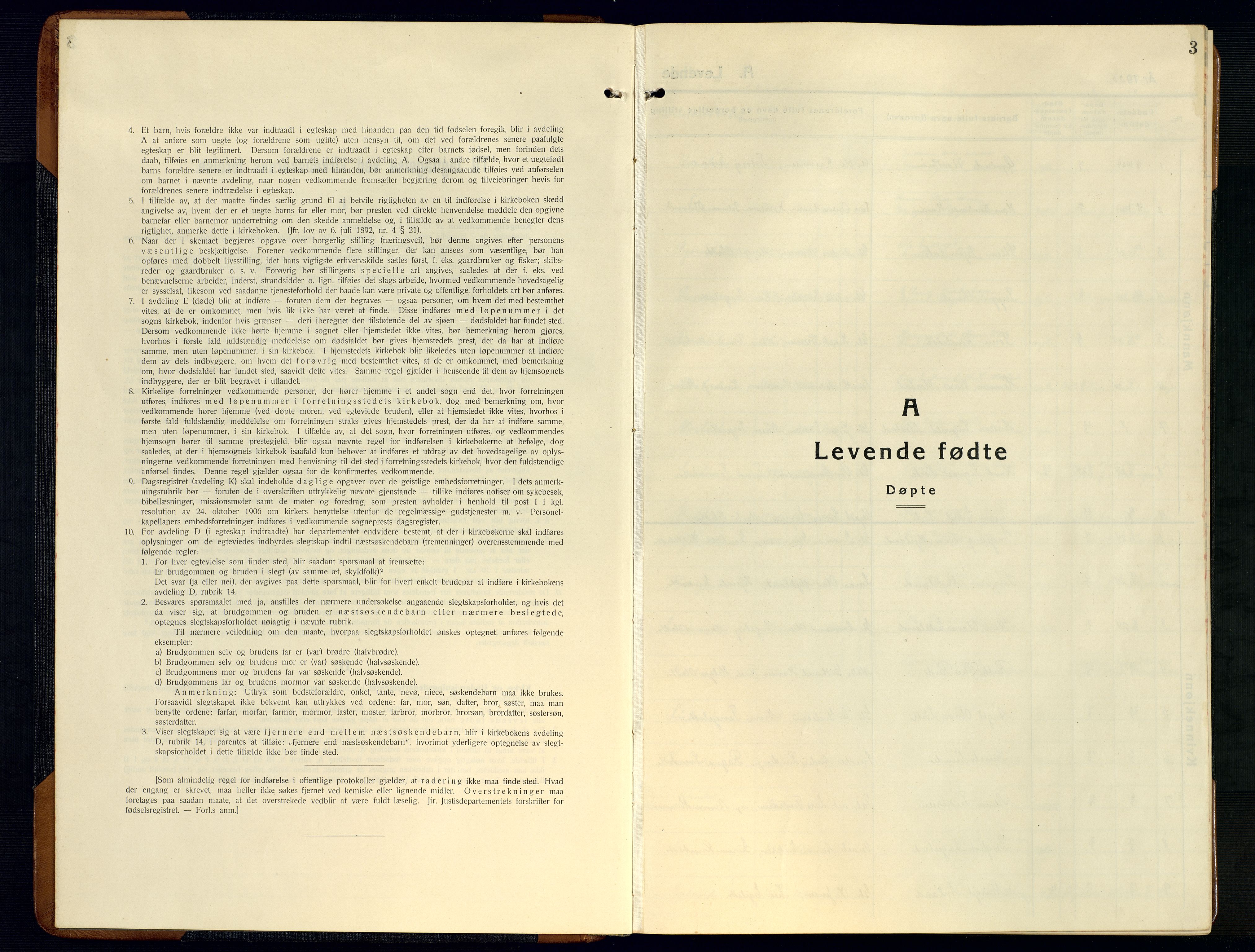 Gjerstad sokneprestkontor, SAK/1111-0014/F/Fb/Fba/L0009: Parish register (copy) no. B 9, 1925-1946, p. 3