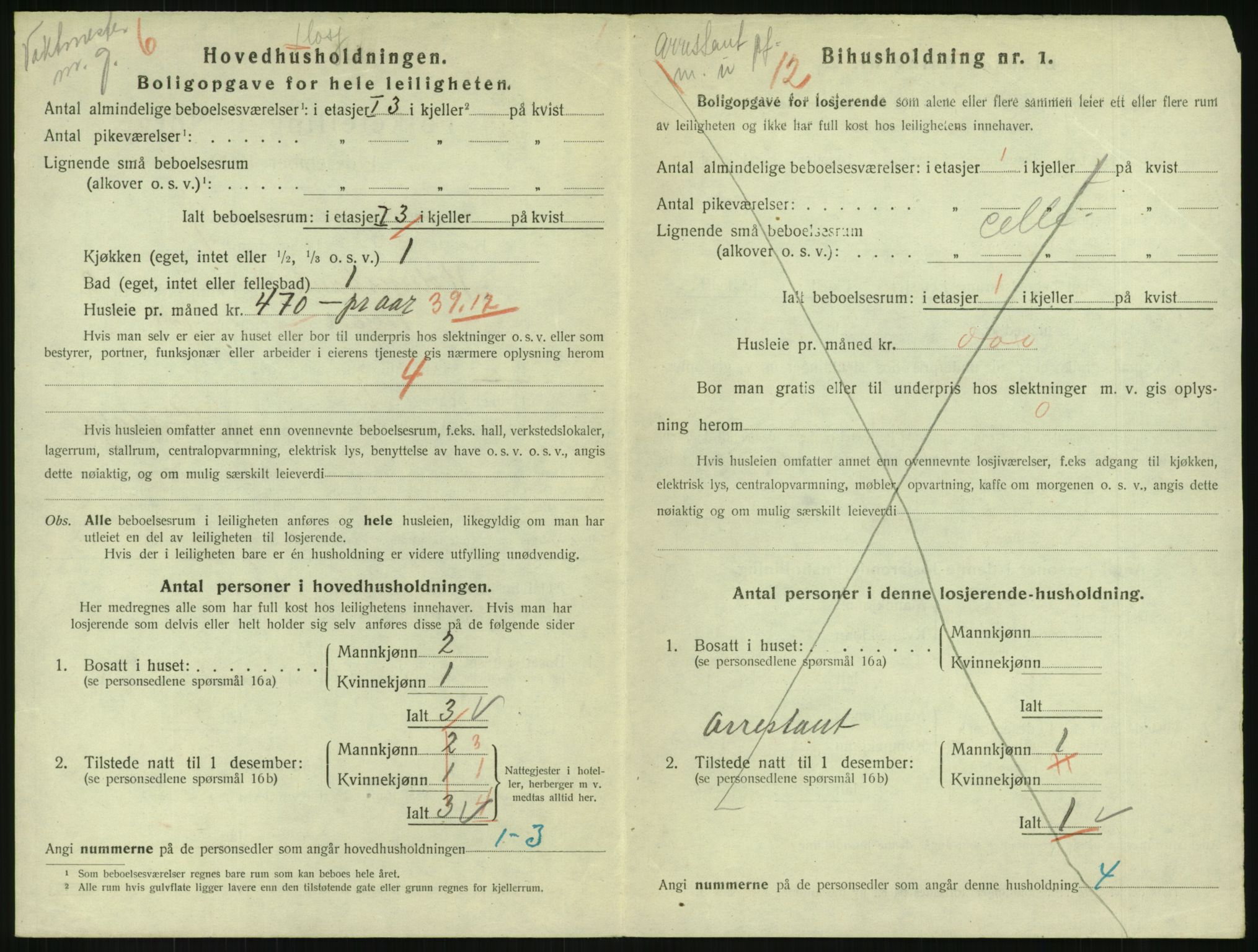 SAKO, 1920 census for Holmestrand, 1920, p. 1137