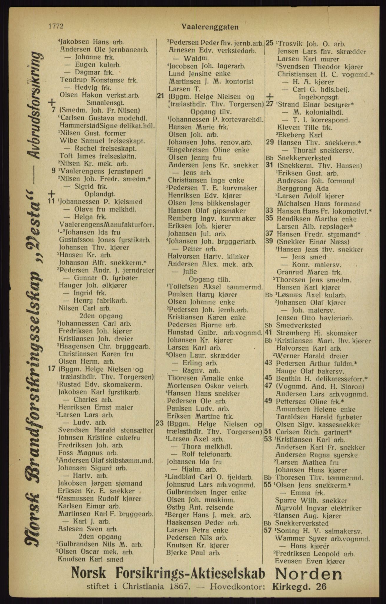 Kristiania/Oslo adressebok, PUBL/-, 1916, p. 1772