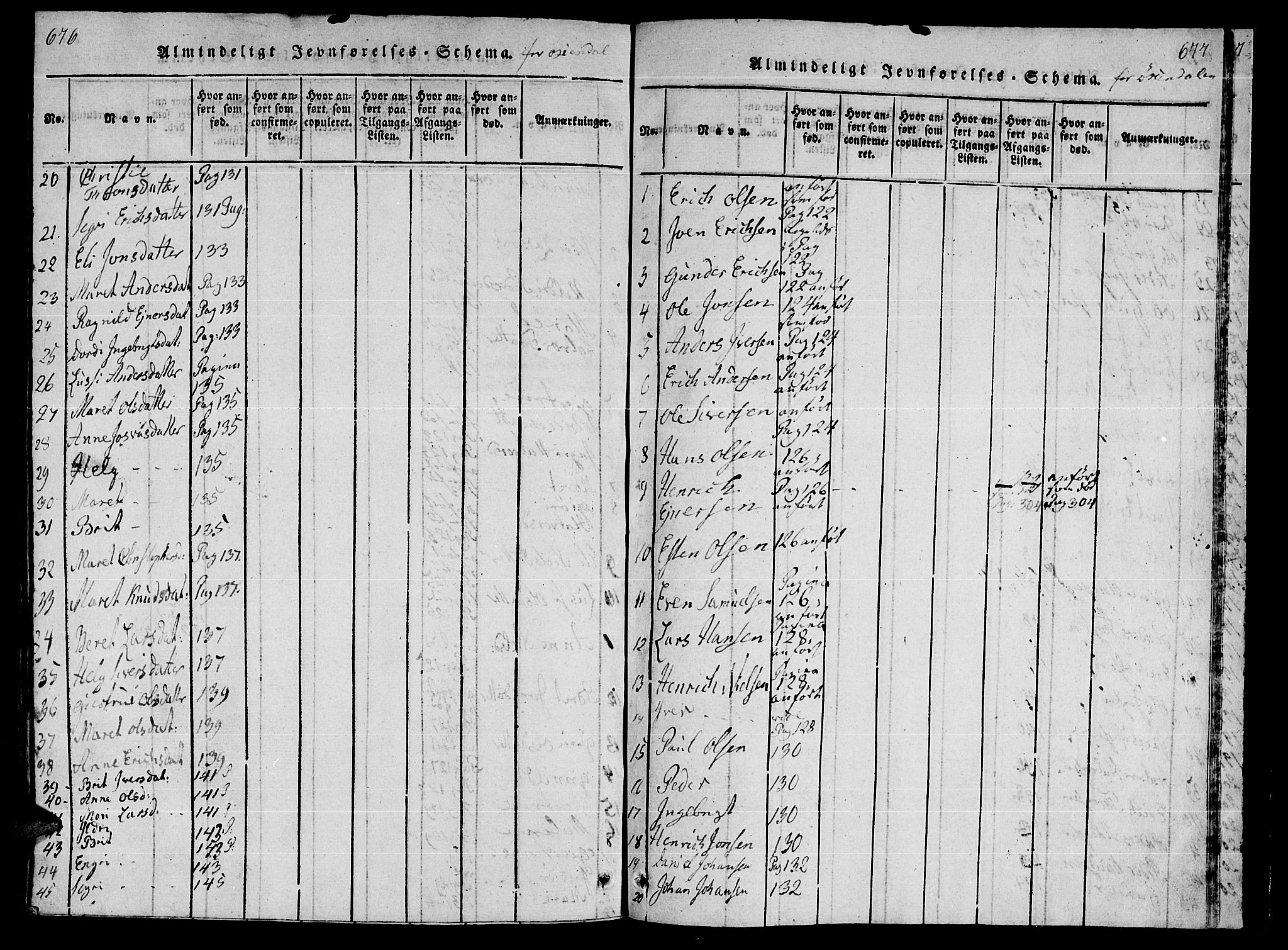 Ministerialprotokoller, klokkerbøker og fødselsregistre - Møre og Romsdal, AV/SAT-A-1454/590/L1011: Parish register (official) no. 590A03 /3, 1819-1832, p. 676-677