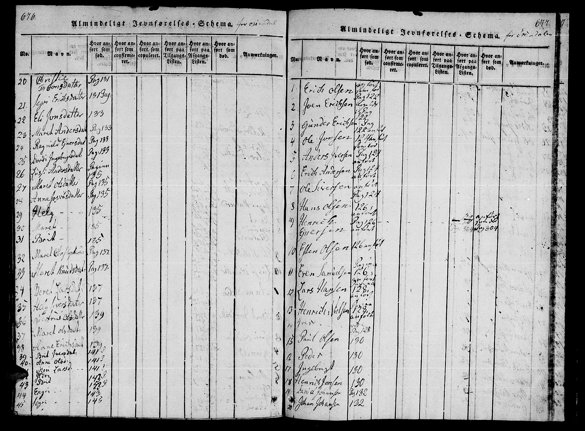 Ministerialprotokoller, klokkerbøker og fødselsregistre - Møre og Romsdal, AV/SAT-A-1454/590/L1011: Parish register (official) no. 590A03 /3, 1819-1832, p. 676-677