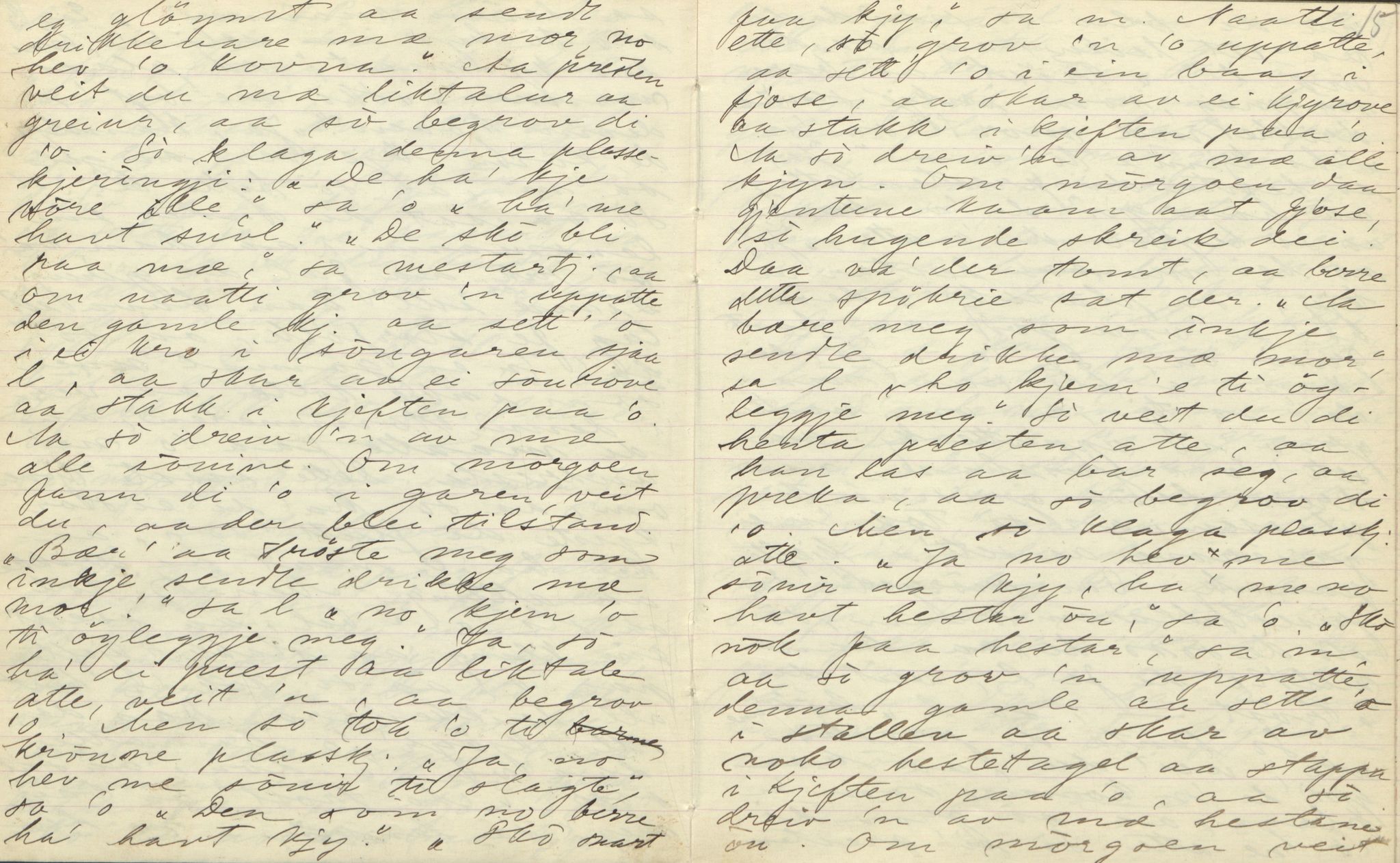 Rikard Berge, TEMU/TGM-A-1003/F/L0004/0019: 101-159 / 122 Eidsborg, Heiddalsmo, 1910, p. 14-15