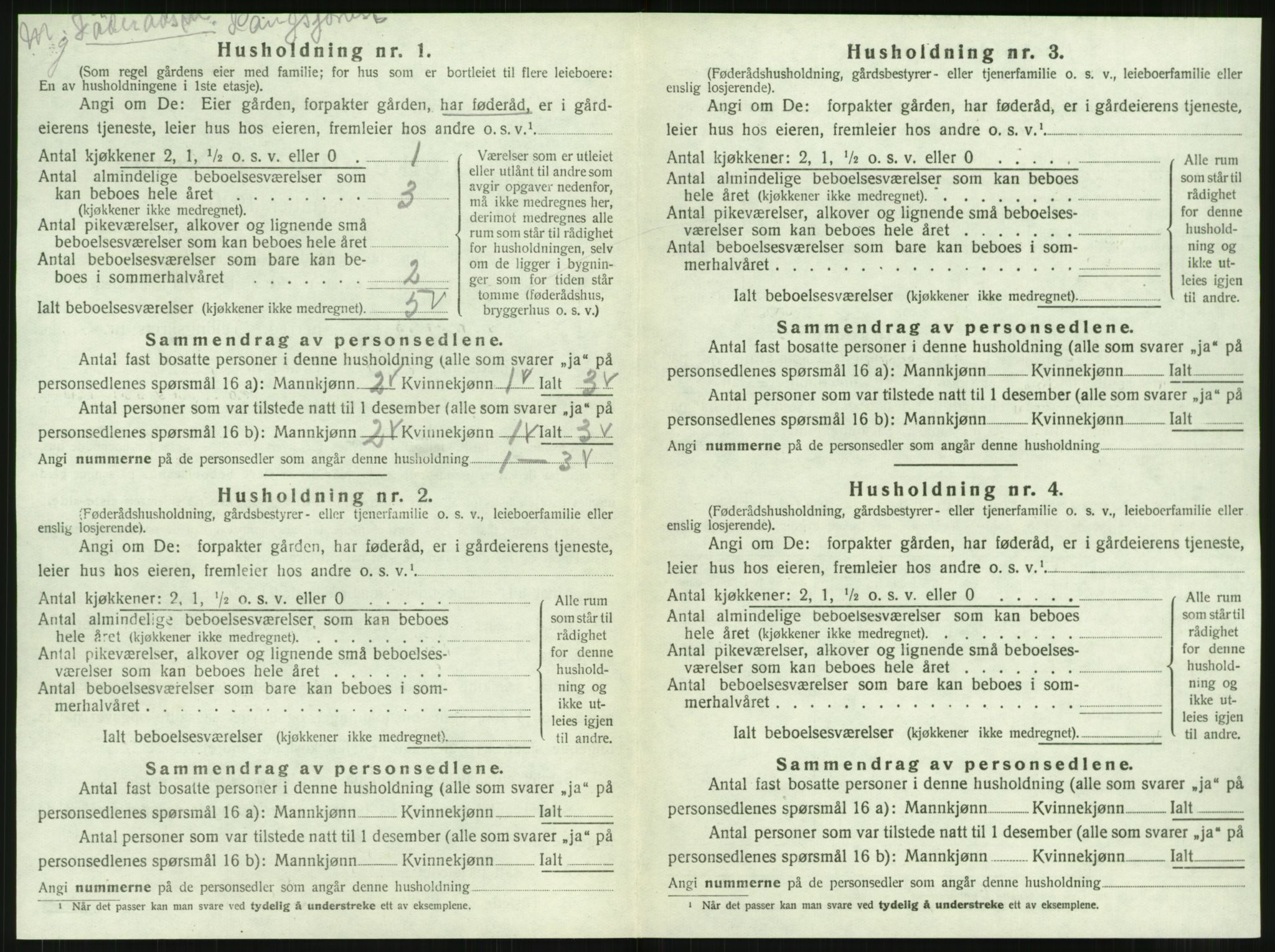 SAT, 1920 census for Røra, 1920, p. 50