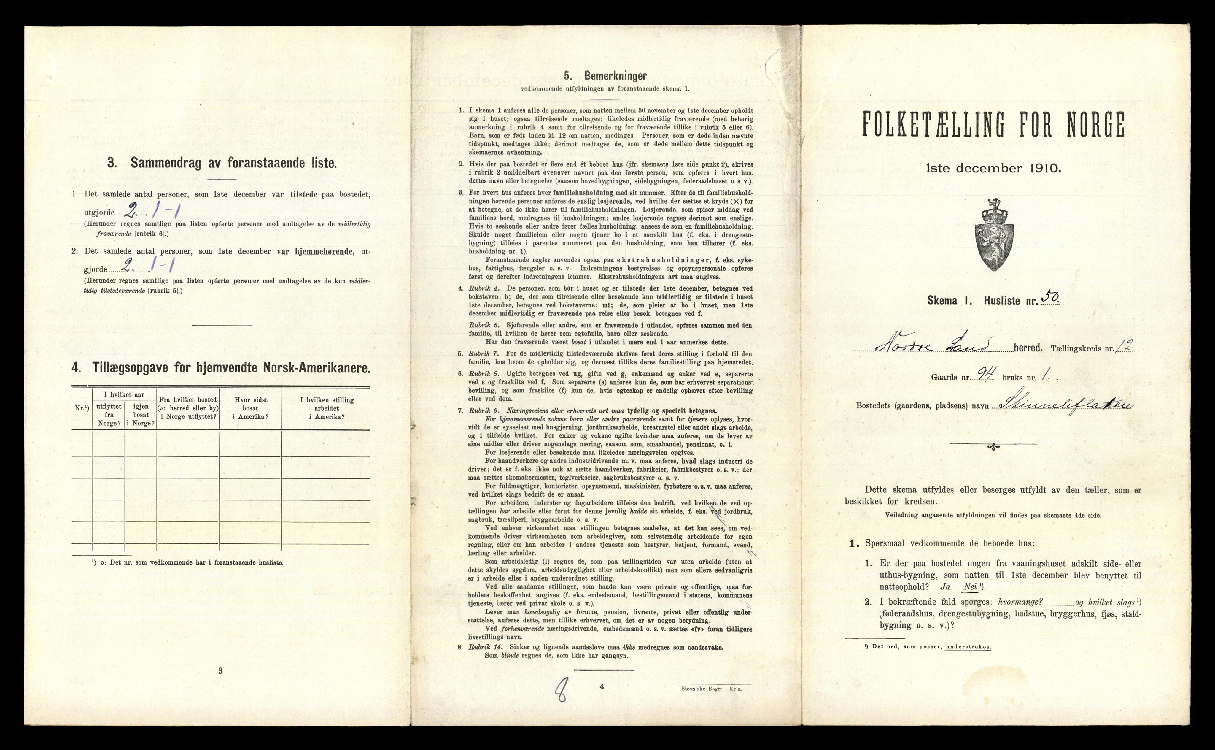 RA, 1910 census for Nordre Land, 1910, p. 1341