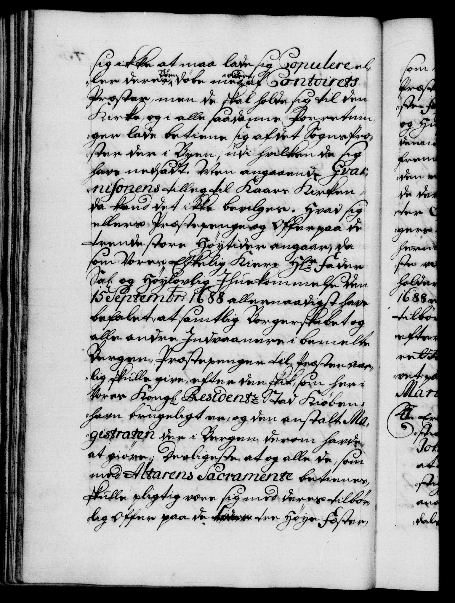 Danske Kanselli 1572-1799, AV/RA-EA-3023/F/Fc/Fca/Fcab/L0022: Norske tegnelser, 1722-1724, p. 45b