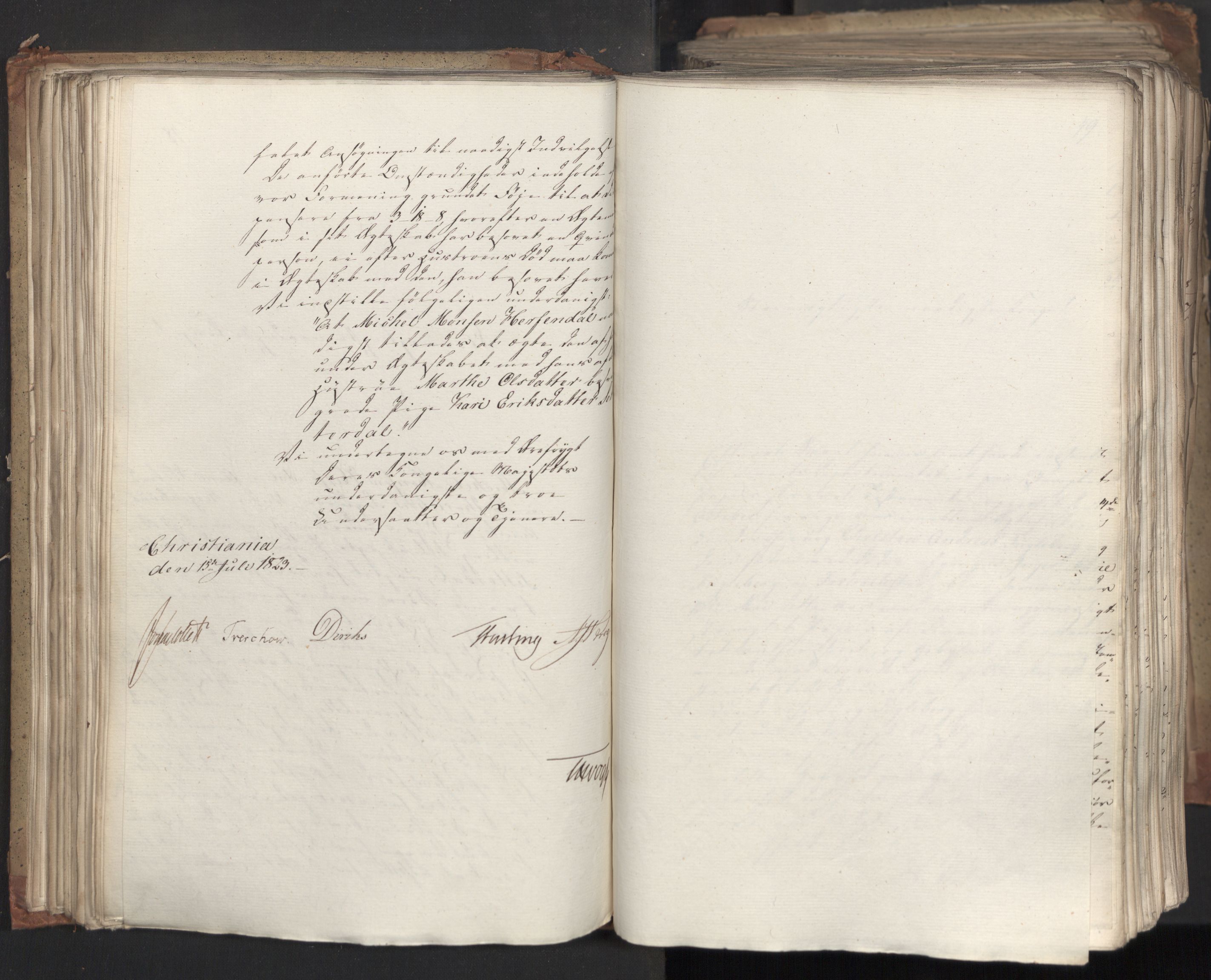 Statsrådsavdelingen i Stockholm, AV/RA-S-1003/D/Da/L0035: Regjeringsinnstillinger nr. 541-840, 1823, p. 106